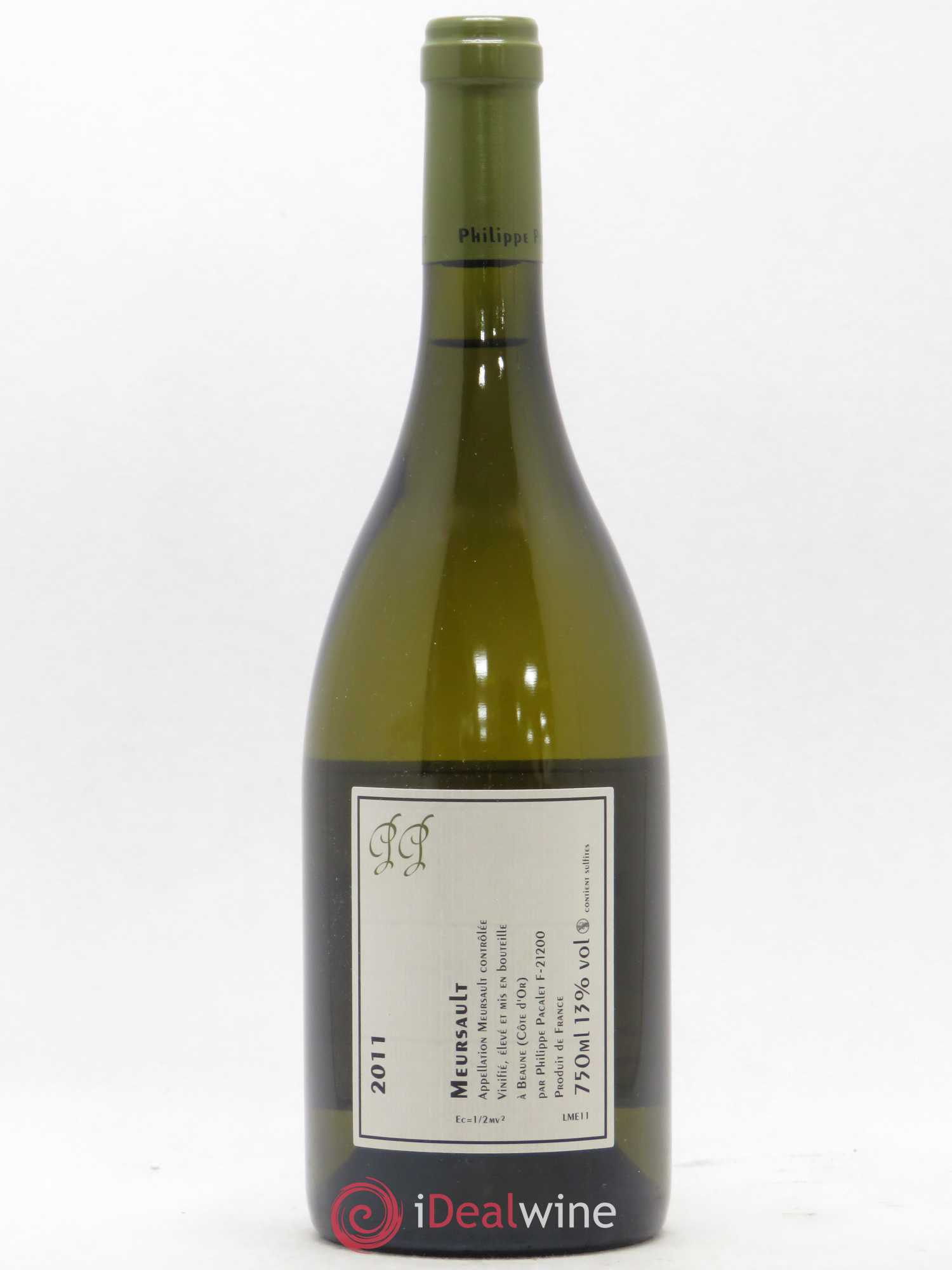Meursault Philippe Pacalet 2011 - Lot de 1 bouteille - 1
