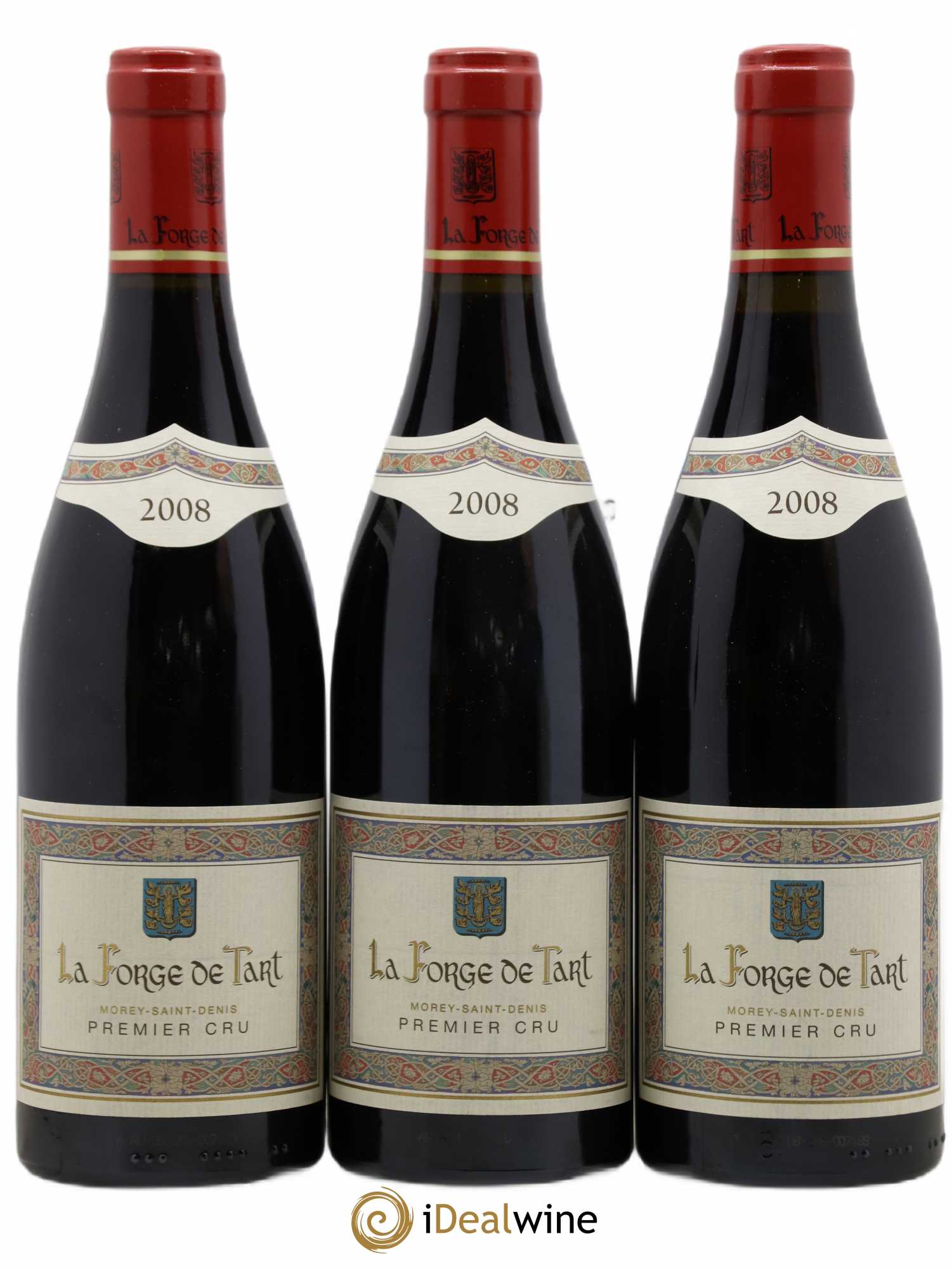 Morey-Saint-Denis 1er Cru La Forge de Tart Clos de Tart 2008 - Lot de 3 bouteilles - 0
