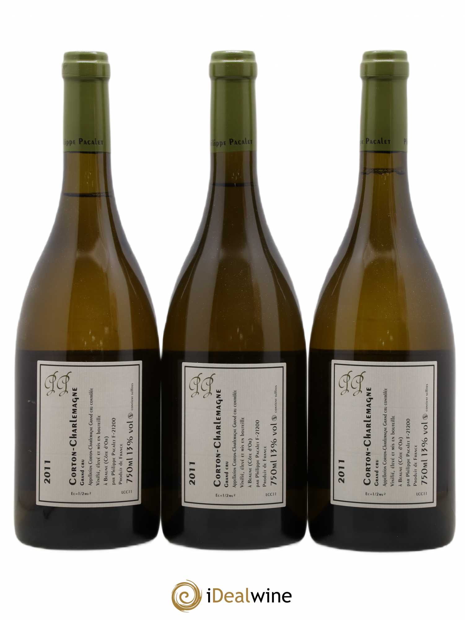 Corton-Charlemagne Grand Cru Philippe Pacalet 2011 - Posten von 3 Flaschen - 1