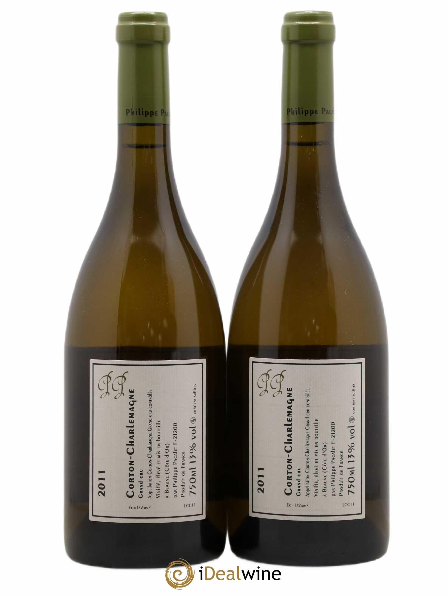 Corton-Charlemagne Grand Cru Philippe Pacalet 2011 - Lot de 2 bouteilles - 1