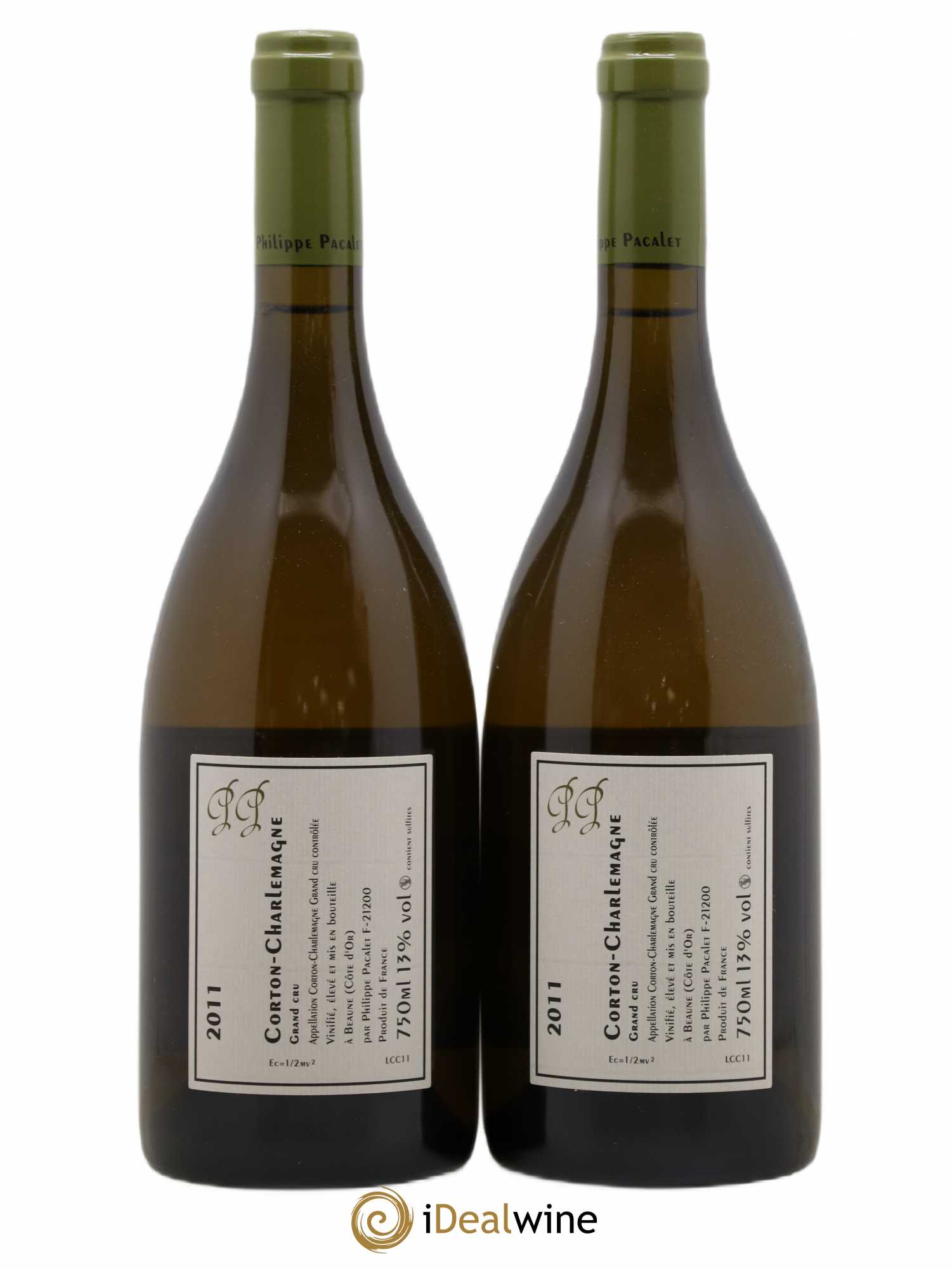 Corton-Charlemagne Grand Cru Philippe Pacalet 2011 - Lot de 2 bouteilles - 1
