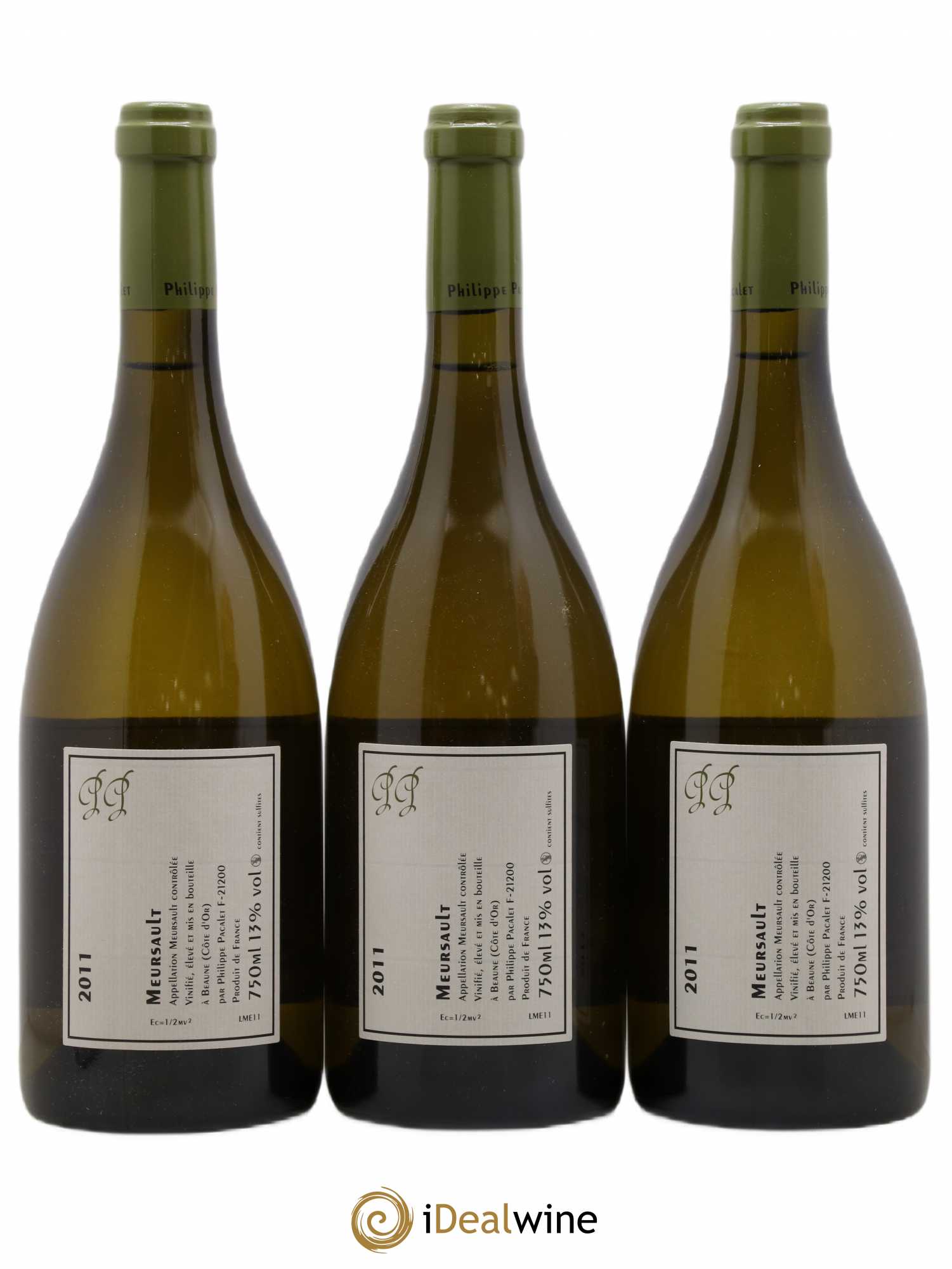 Meursault Philippe Pacalet 2011 - Posten von 3 Flaschen - 1