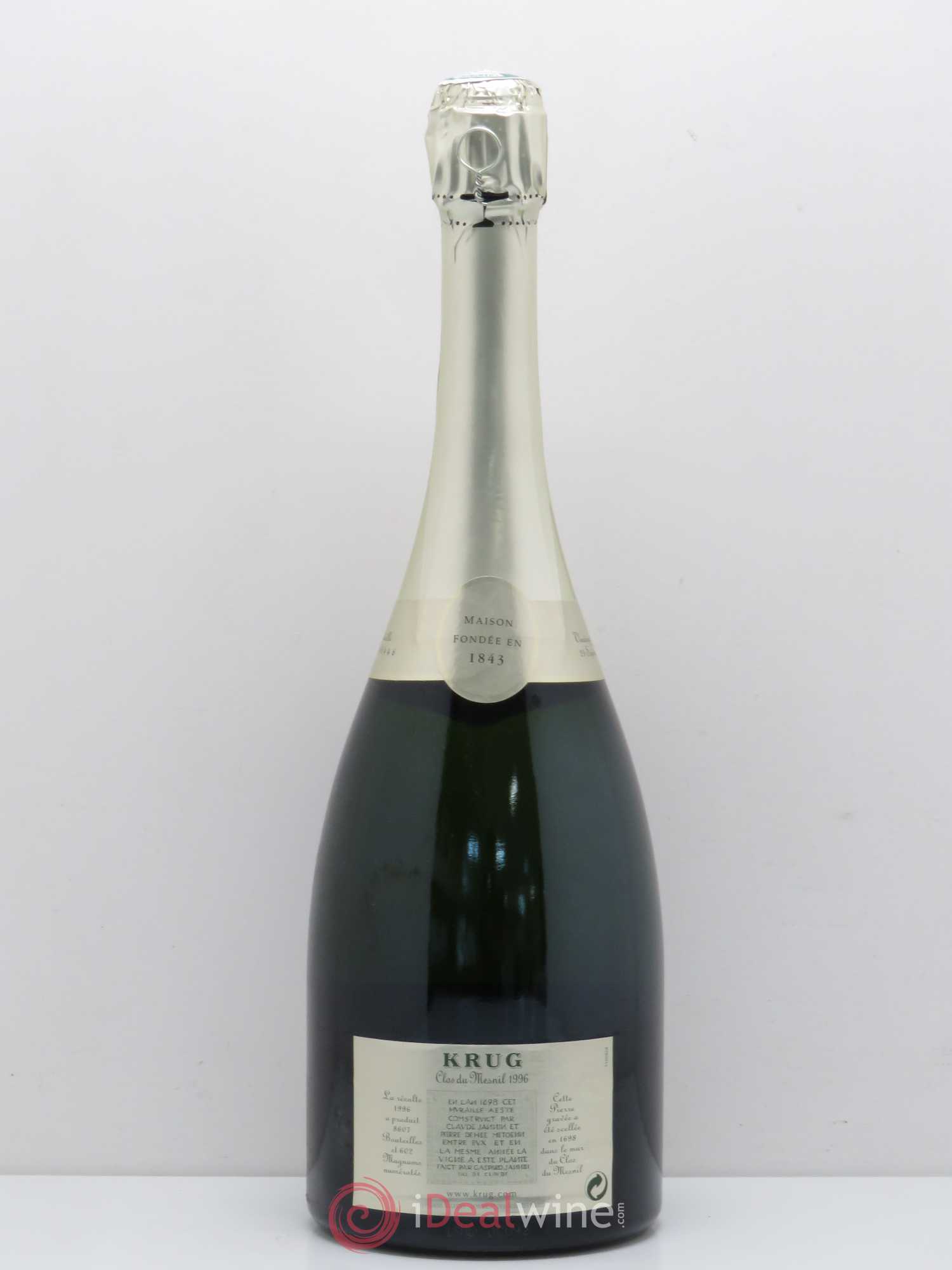 Clos du Mesnil Krug 1996 - Lot de 1 bouteille - 1