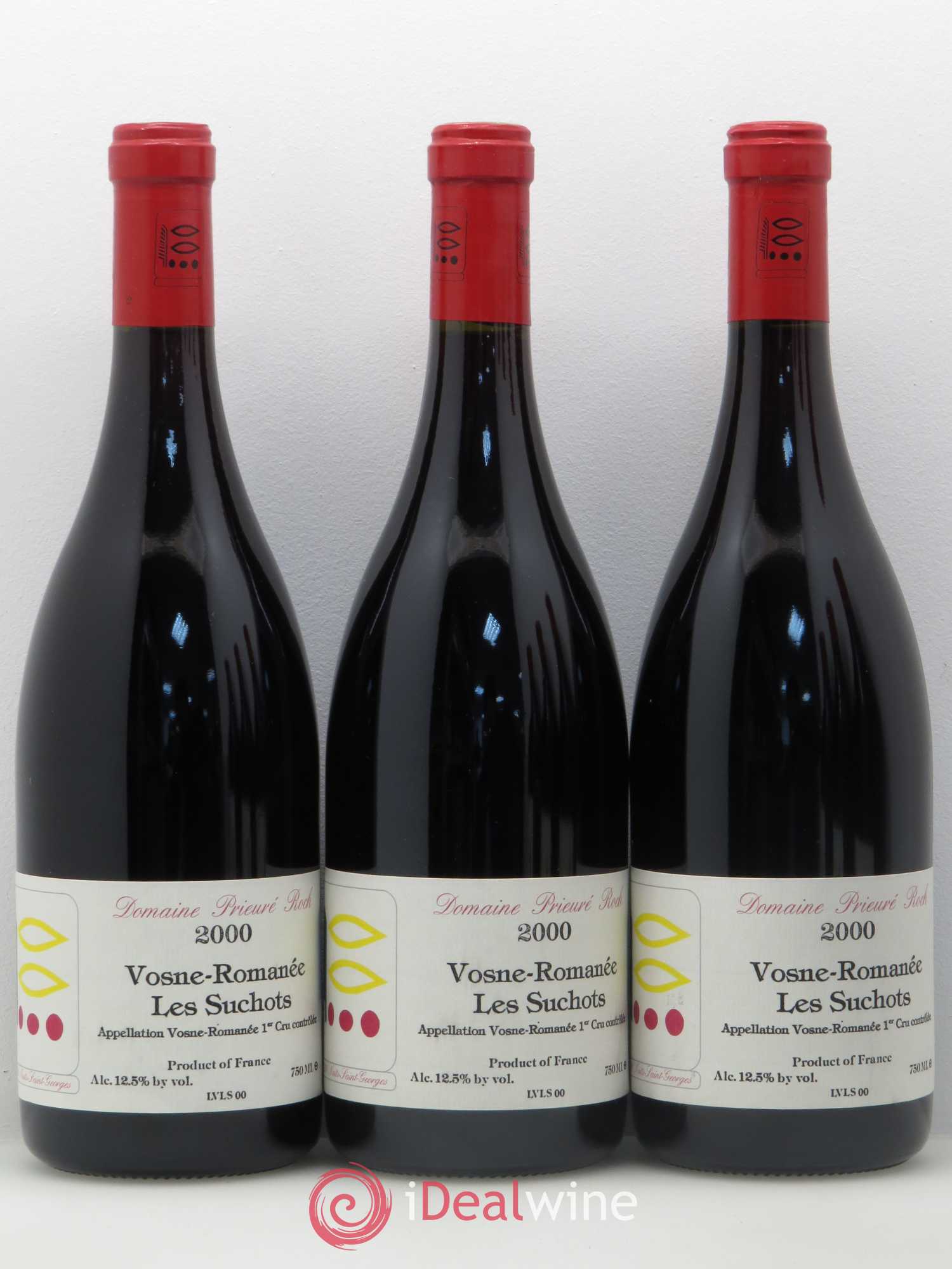 Vosne-Romanée 1er Cru Les Suchots Prieuré Roch 2000 - Lot de 6 bouteilles - 1