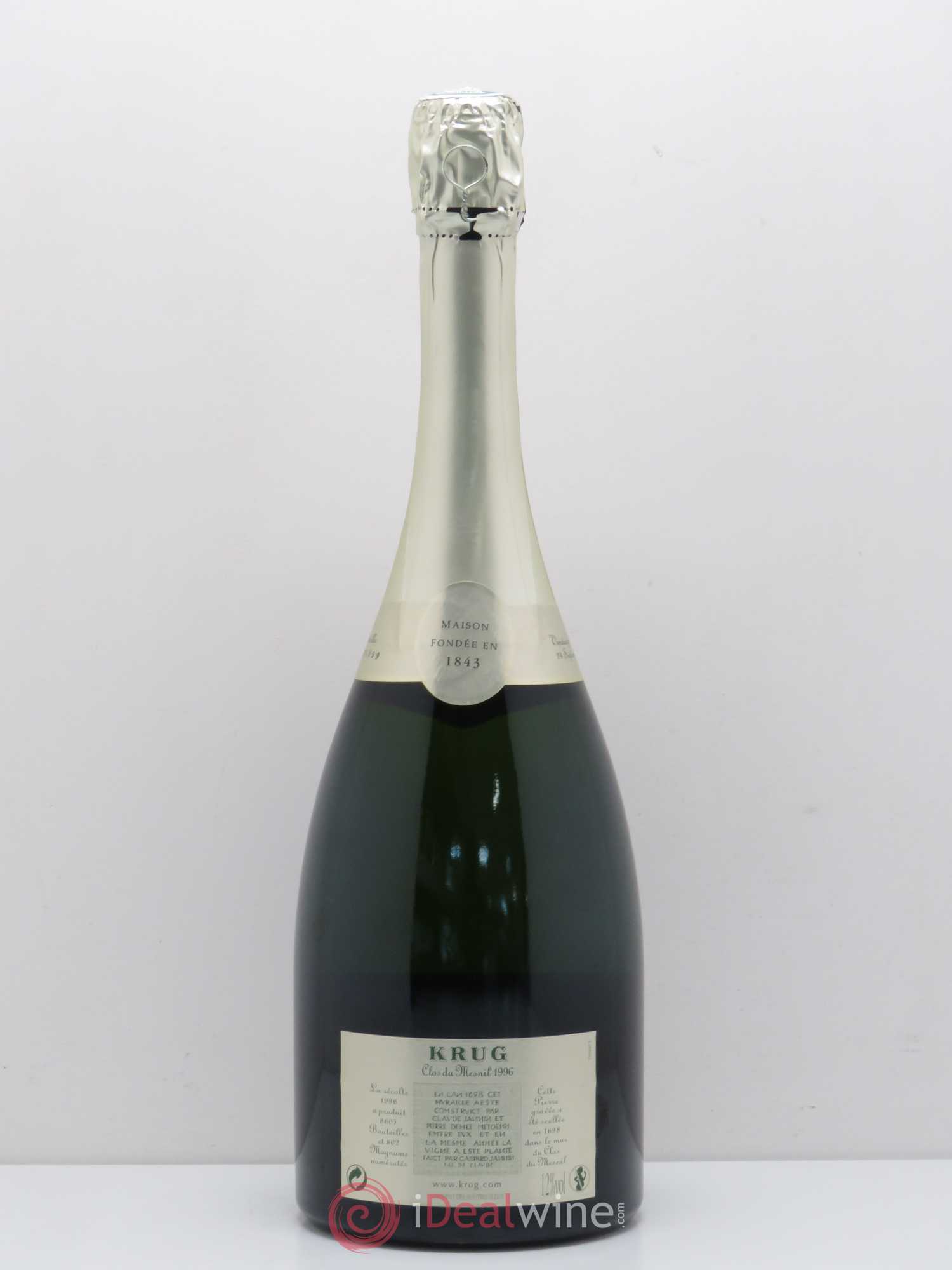 Clos du Mesnil Krug 1996 - Lot de 1 bouteille - 1