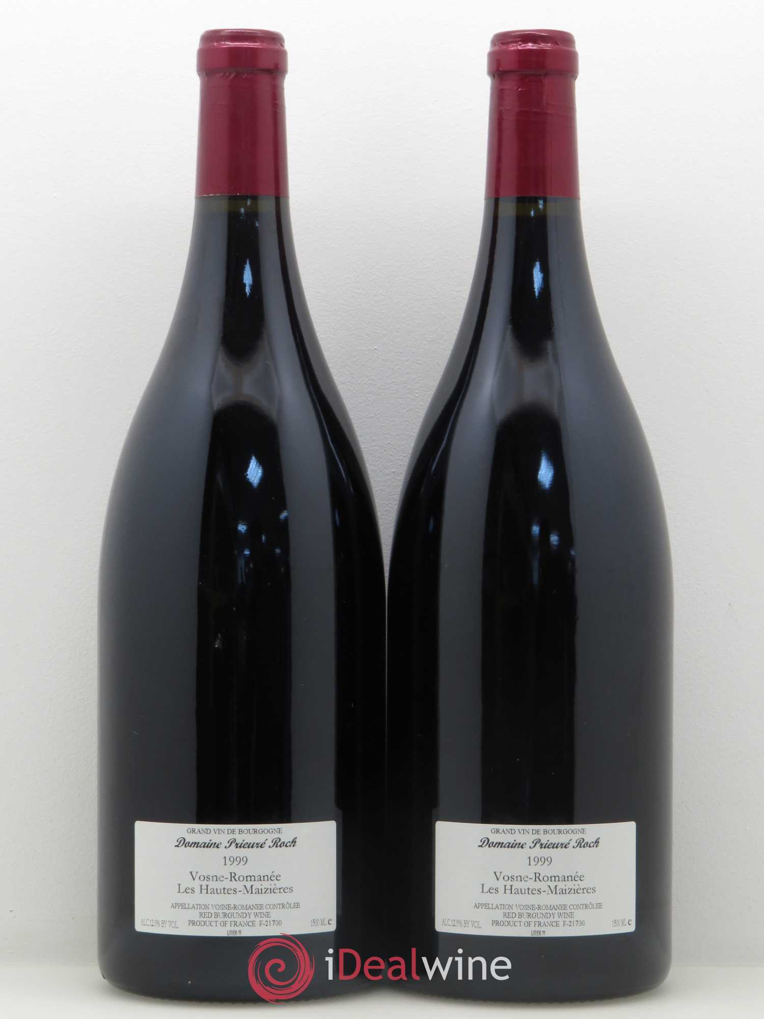Vosne-Romanée Les Hautes Maizières Prieuré Roch 1999 - Lot de 2 magnums - 1