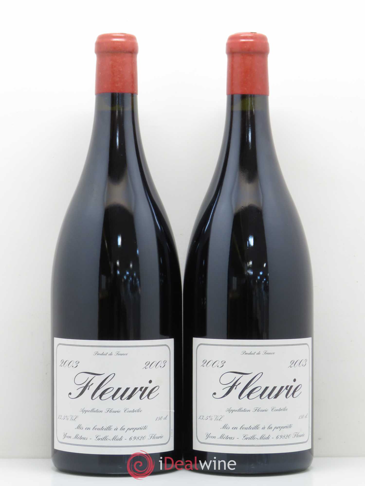 Fleurie Yvon Métras 2003 - Lot de 2 magnums - 0
