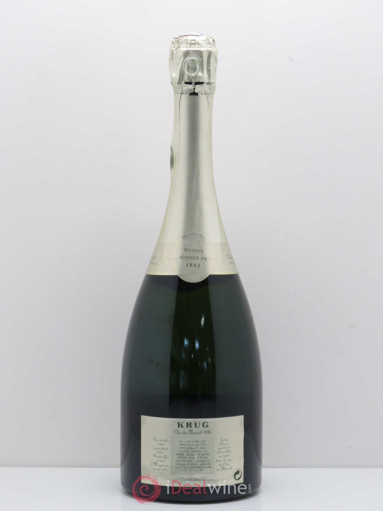 Clos du Mesnil Krug 1996 - Lot de 1 bouteille - 1