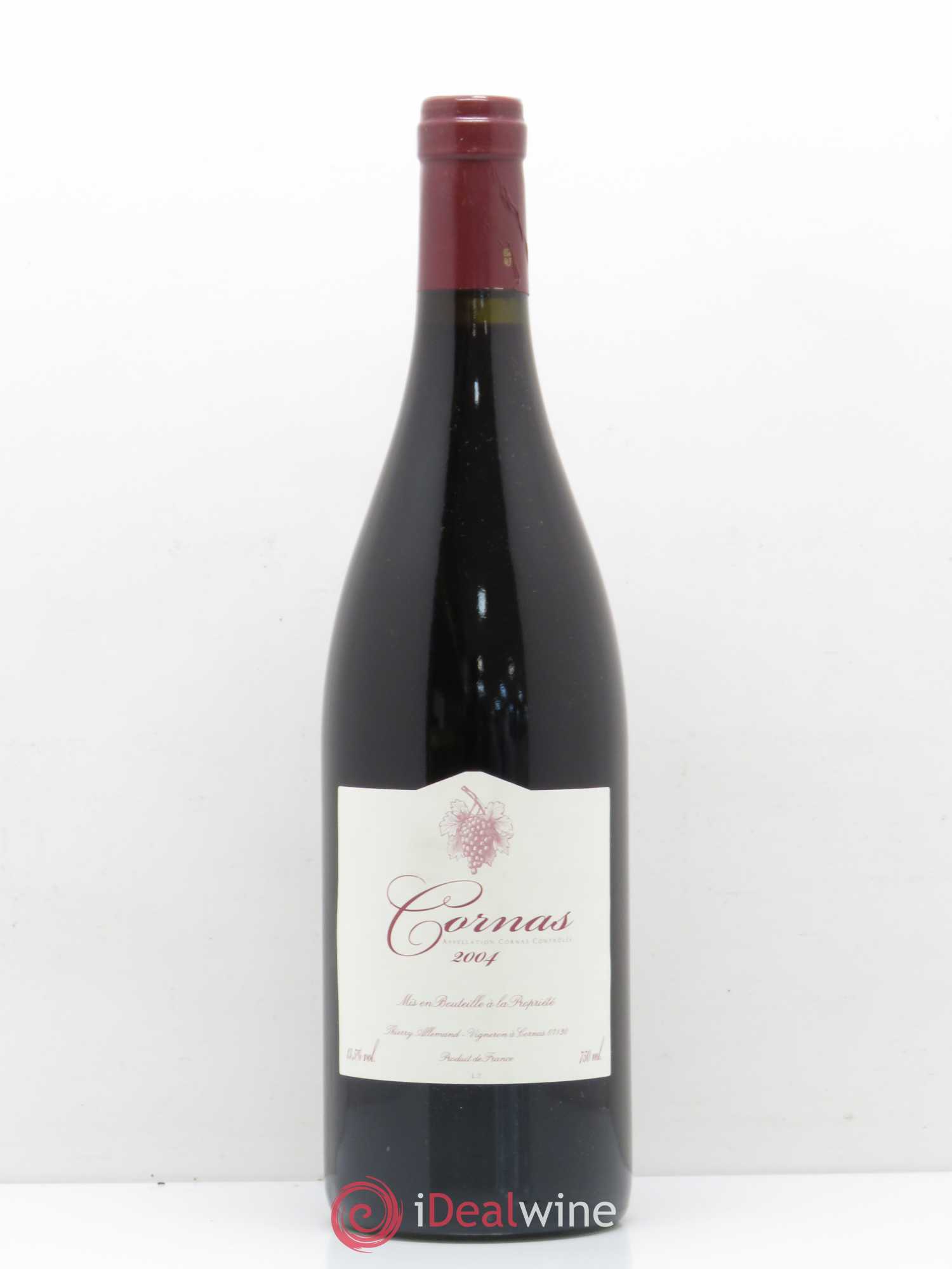 Cornas Thierry Allemand Cuvée sans souffre 2004 - Posten von 1 Flasche - 0