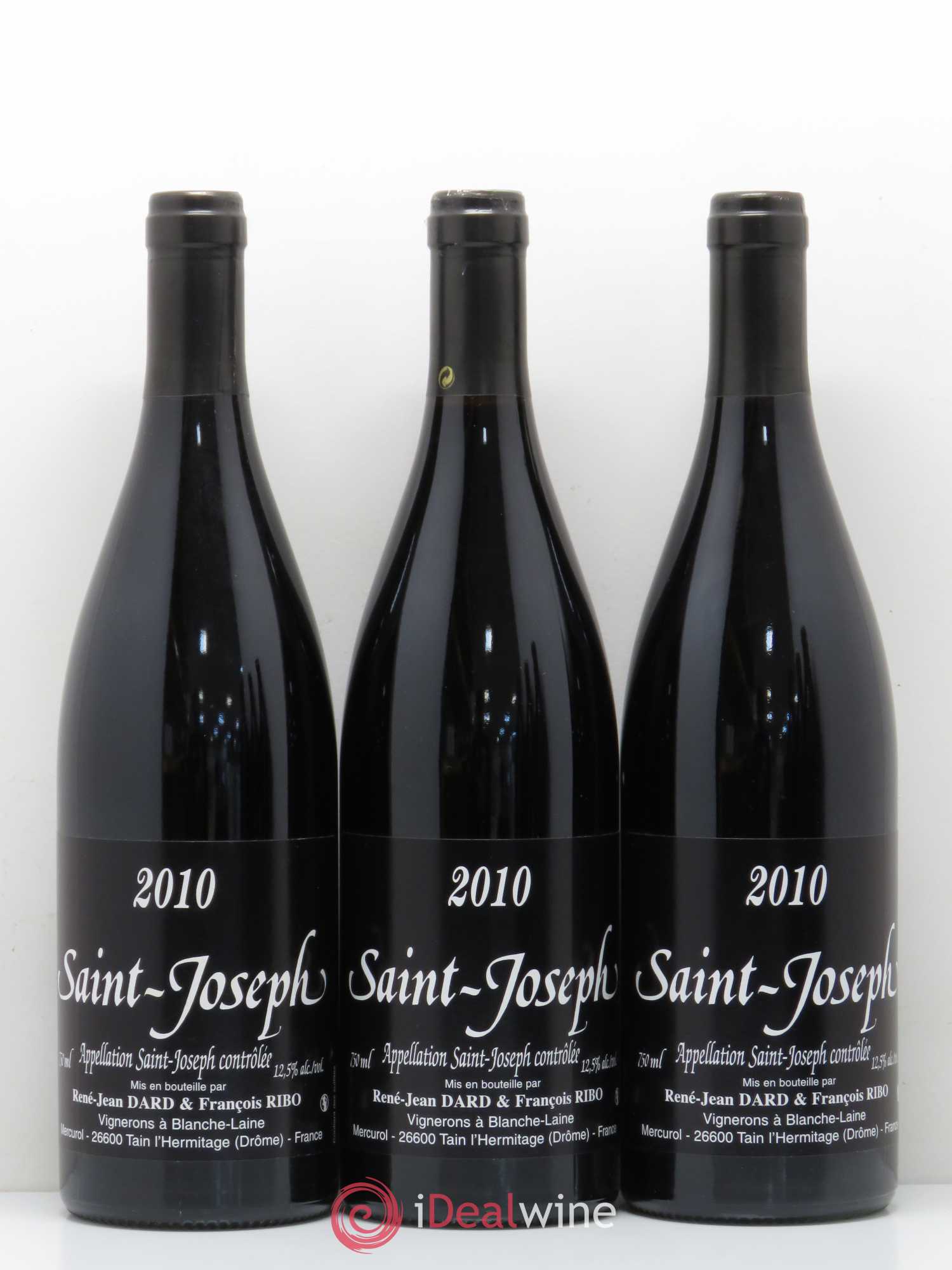 Saint-Joseph Réné-Jean Dard et François Ribo 2010 - Lot de 6 bouteilles - 1