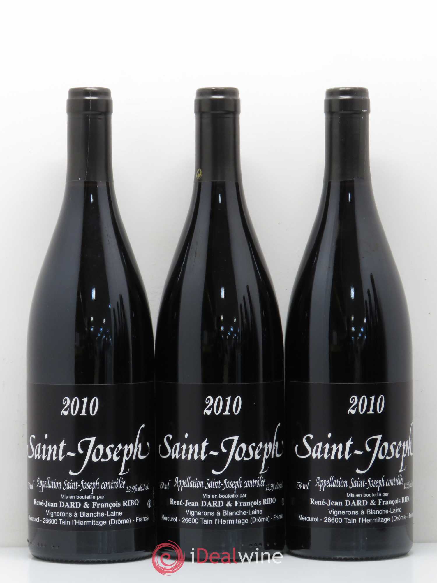 Saint-Joseph Réné-Jean Dard et François Ribo 2010 - Lot de 6 bouteilles - 1