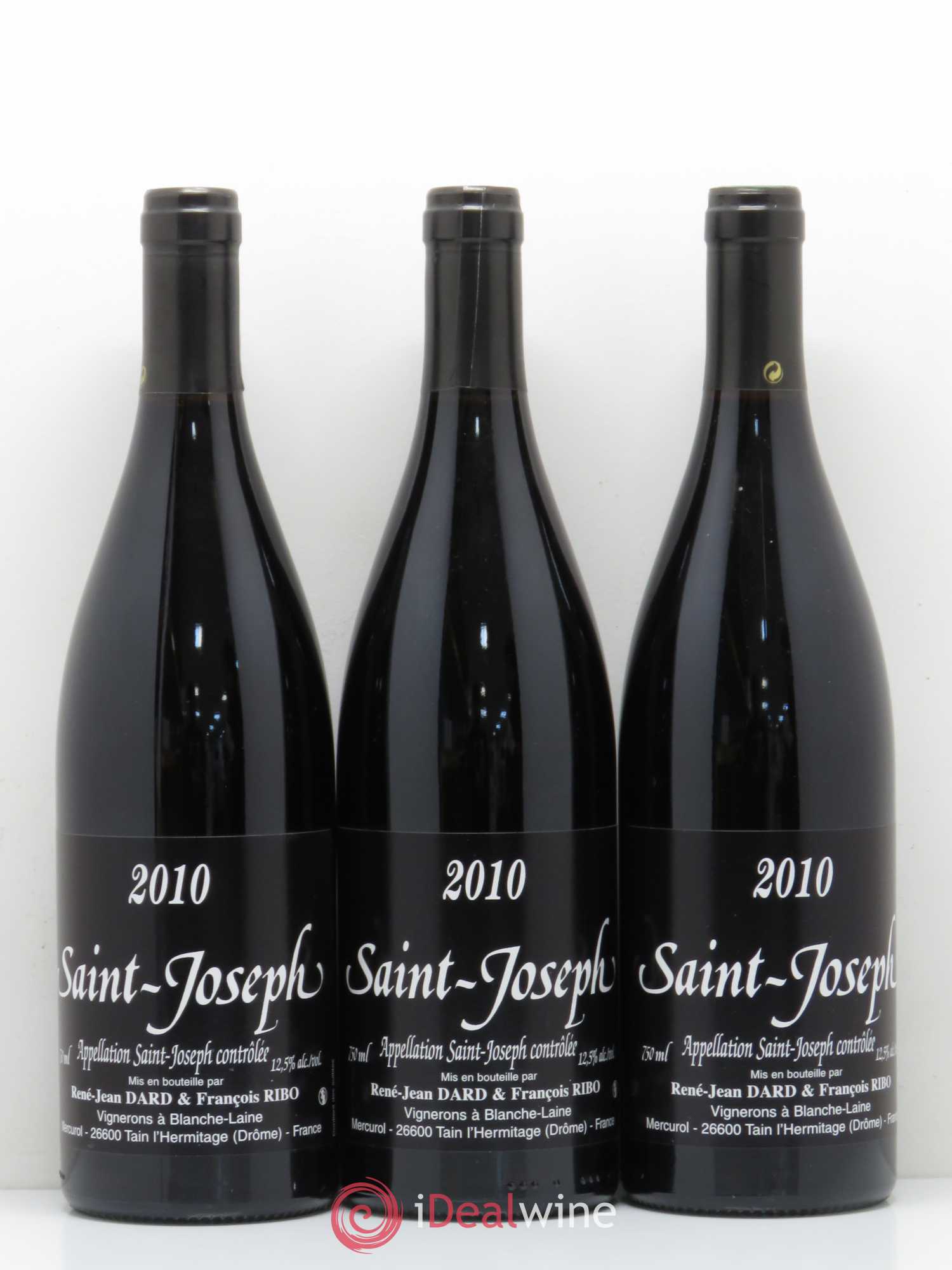 Saint-Joseph Réné-Jean Dard et François Ribo 2010 - Lot de 6 bouteilles - 2