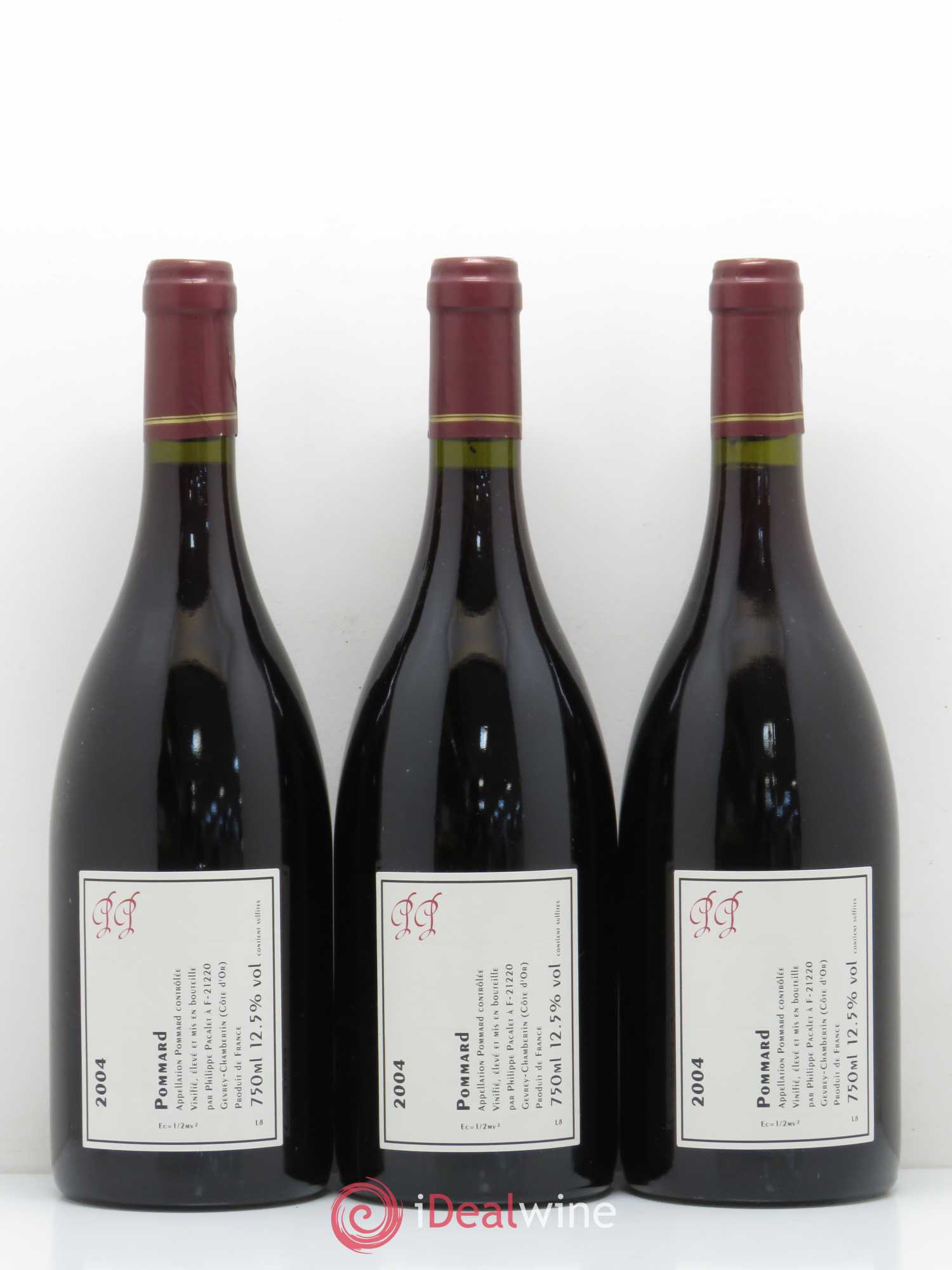 Pommard Philippe Pacalet 2004 - Posten von 3 Flaschen - 1