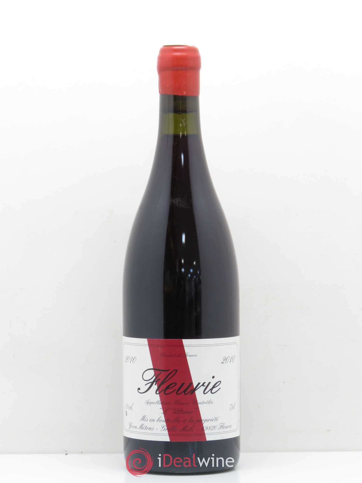 Fleurie l'Ultime Yvon Métras 2010 - Lot de 1 bouteille - 0