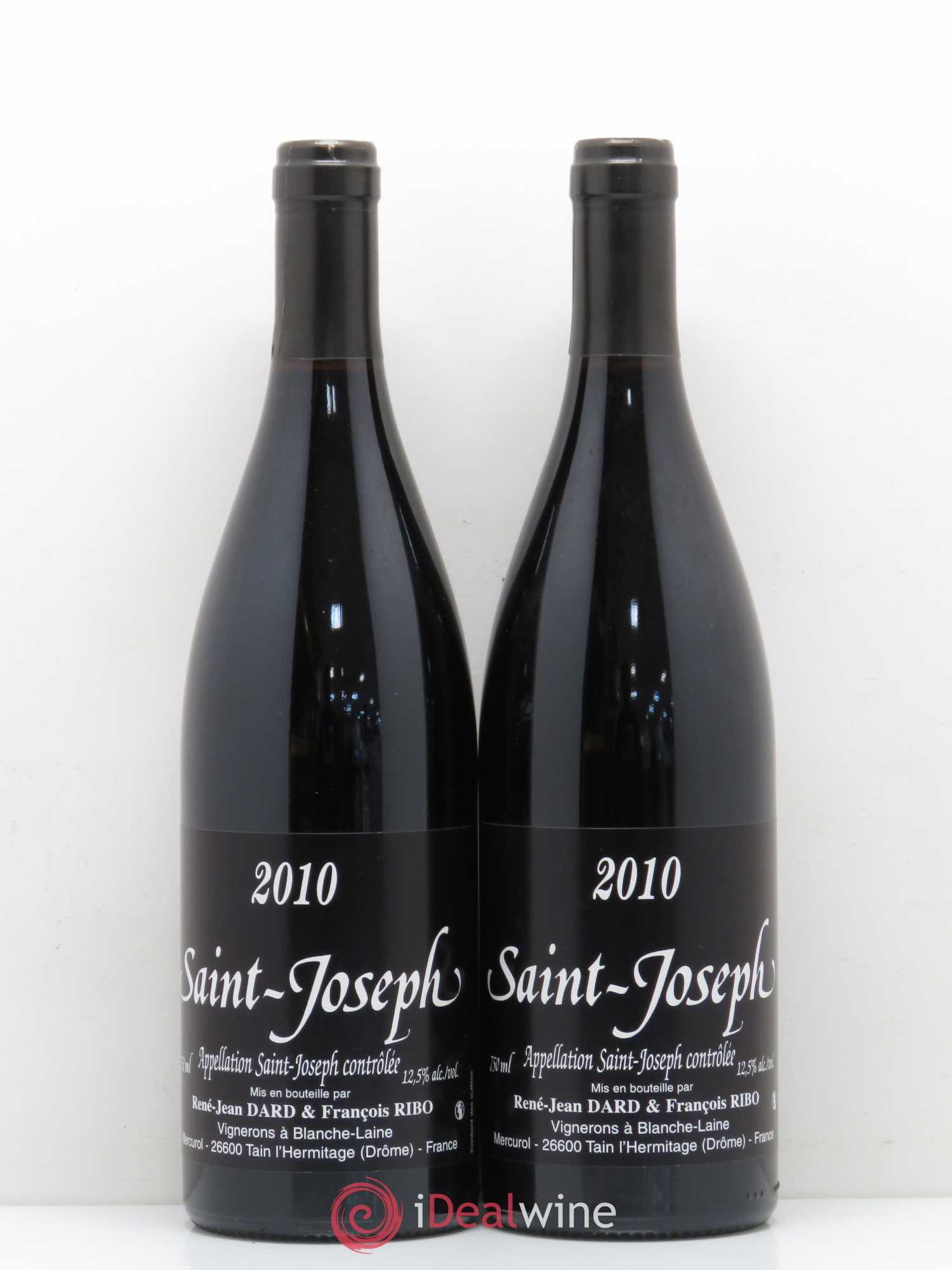 Saint-Joseph Réné-Jean Dard et François Ribo 2010 - Posten von 2 Flaschen - 0