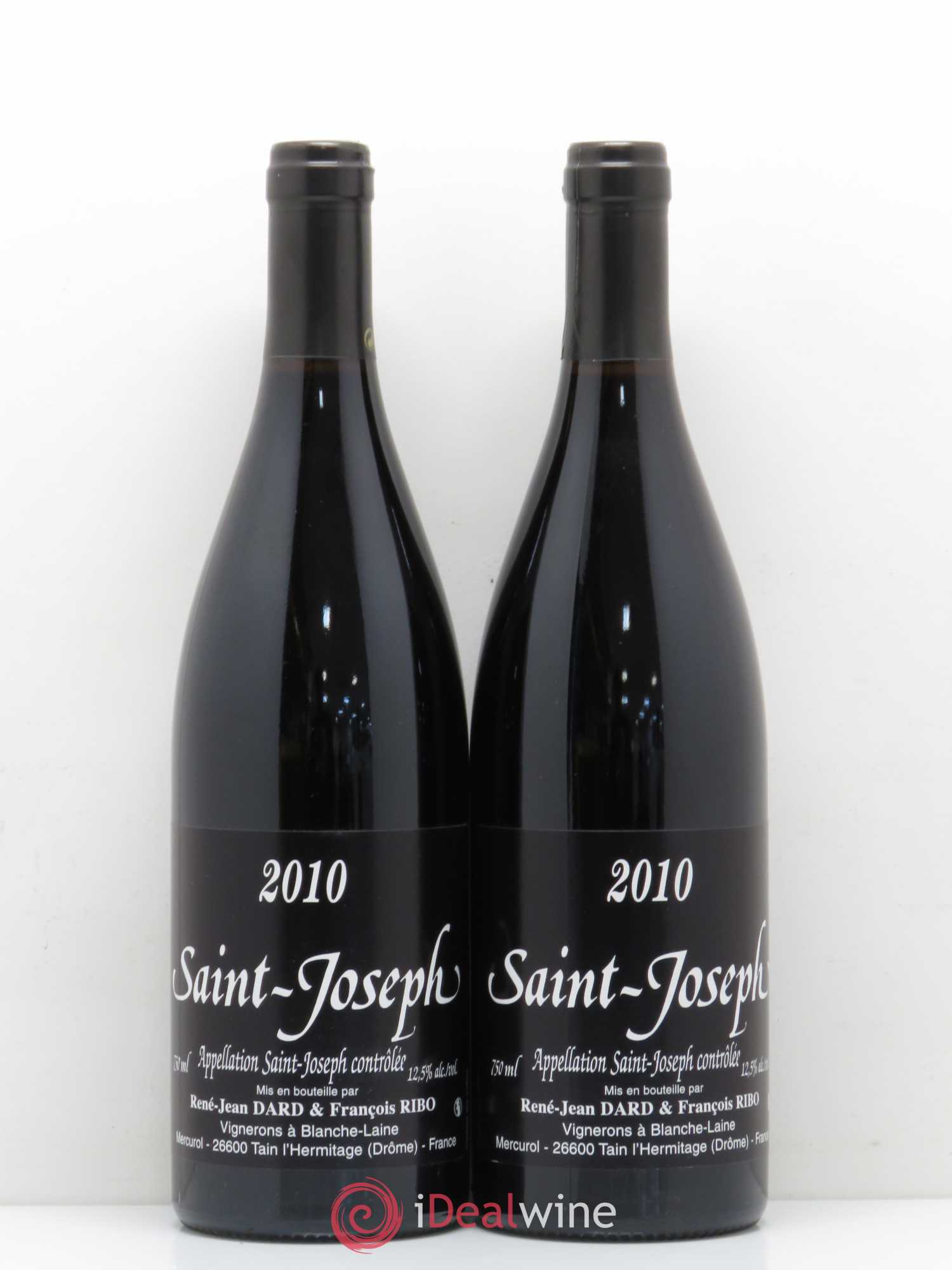 Saint-Joseph Réné-Jean Dard et François Ribo 2010 - Posten von 2 Flaschen - 0