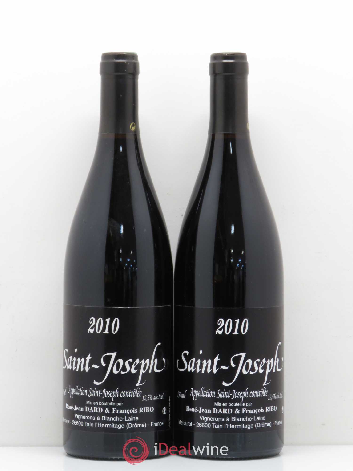Saint-Joseph Réné-Jean Dard et François Ribo 2010 - Posten von 2 Flaschen - 0