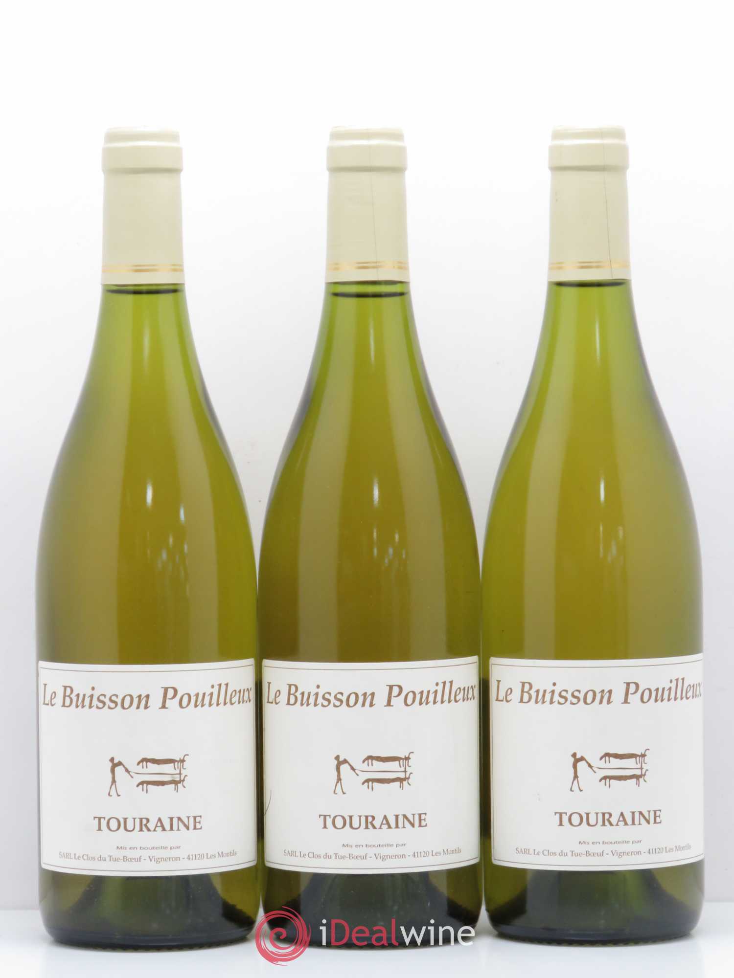 Val de Loire Touraine Le Buisson Pouilleux Clos Du Tue Buf 2013 - Posten von 3 Flaschen - 0