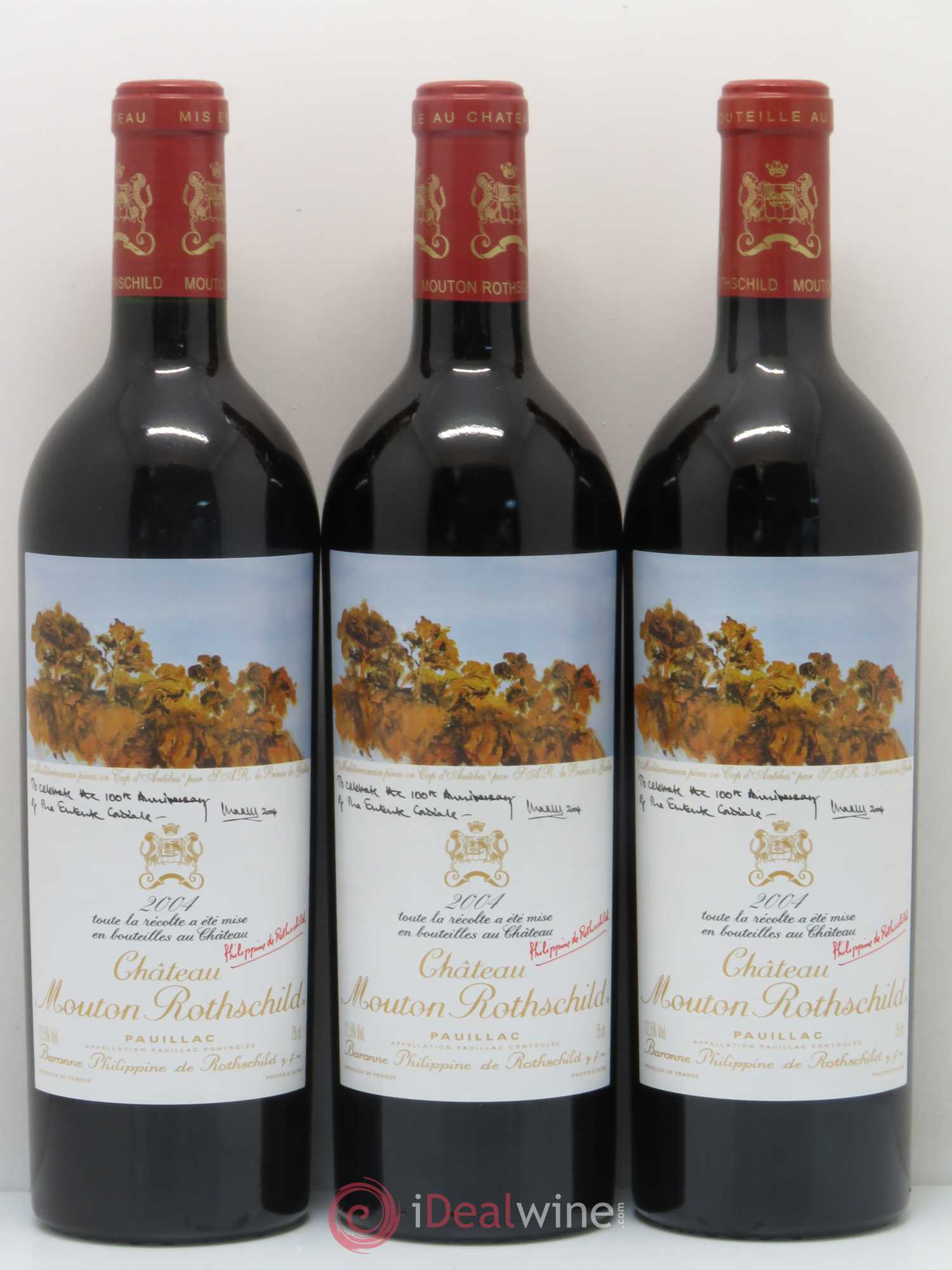 Château Mouton Rothschild 1er Grand Cru Classé 2004 - Lot de 6 bouteilles - 3