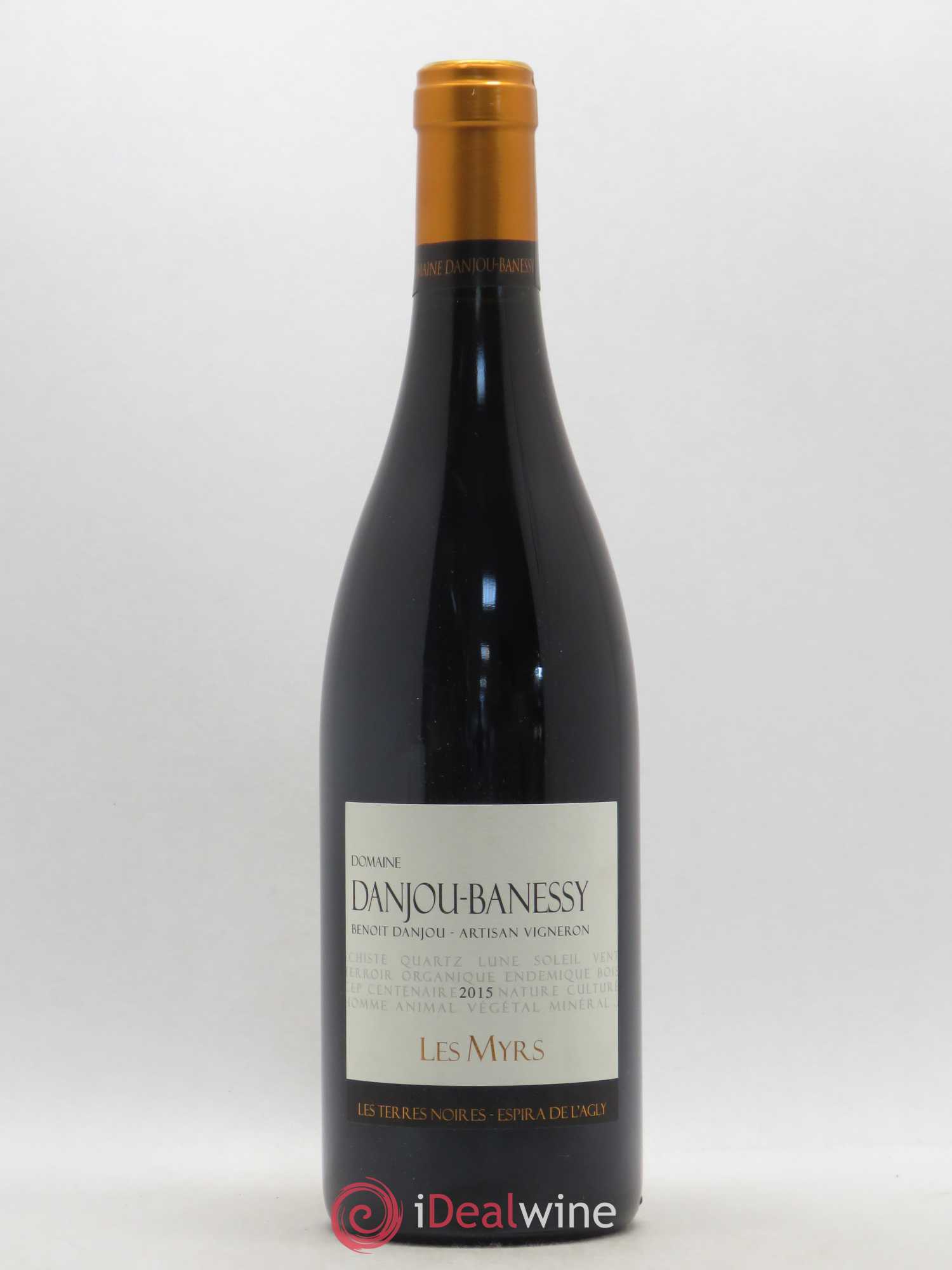 Côtes du Roussillon Les Myrs Domaine Danjou-Banessy 2015 - Lot de 1 bouteille - 0