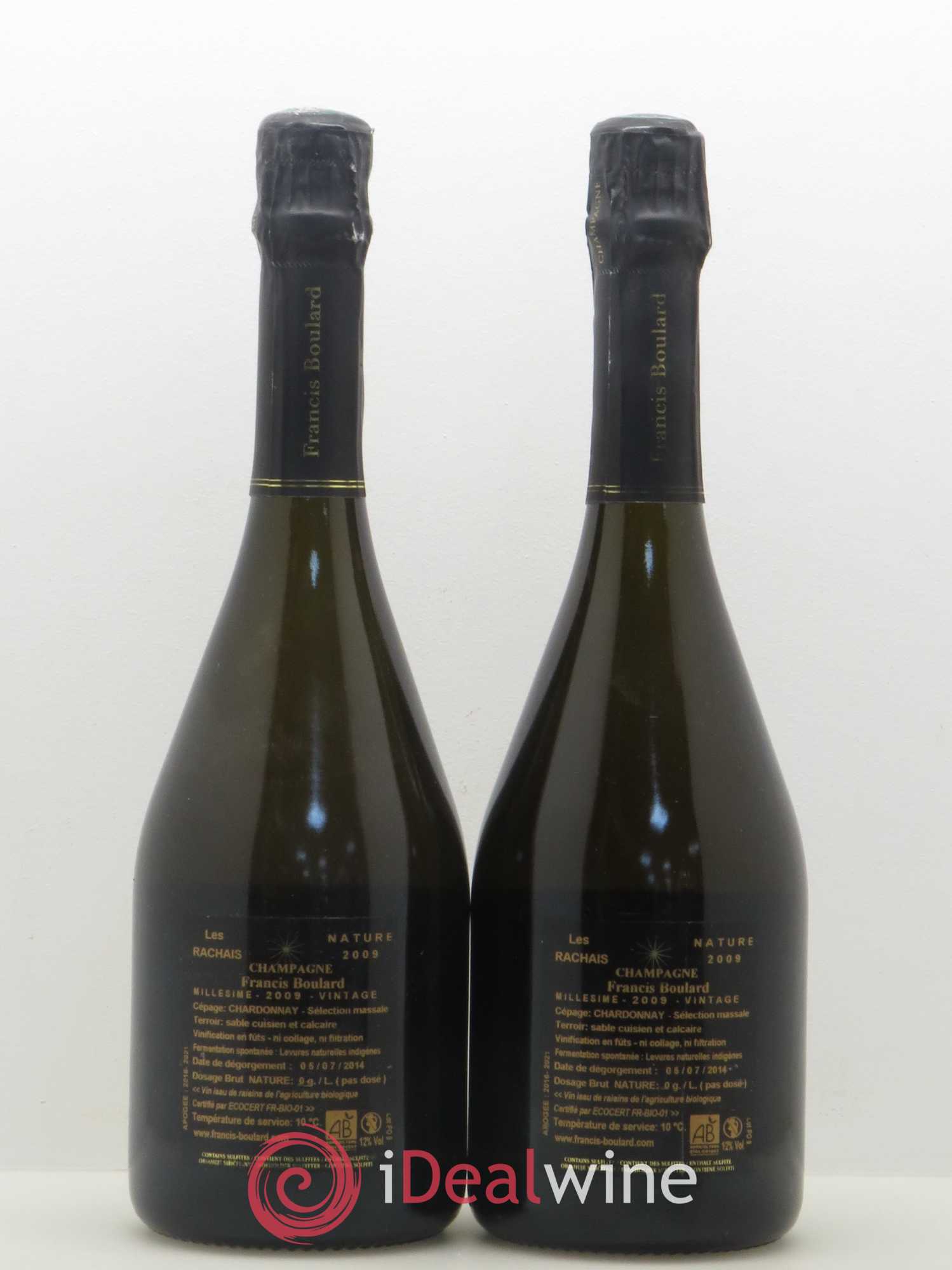 Les Rachais Francis Boulard 2009 - Lot de 2 bouteilles - 1