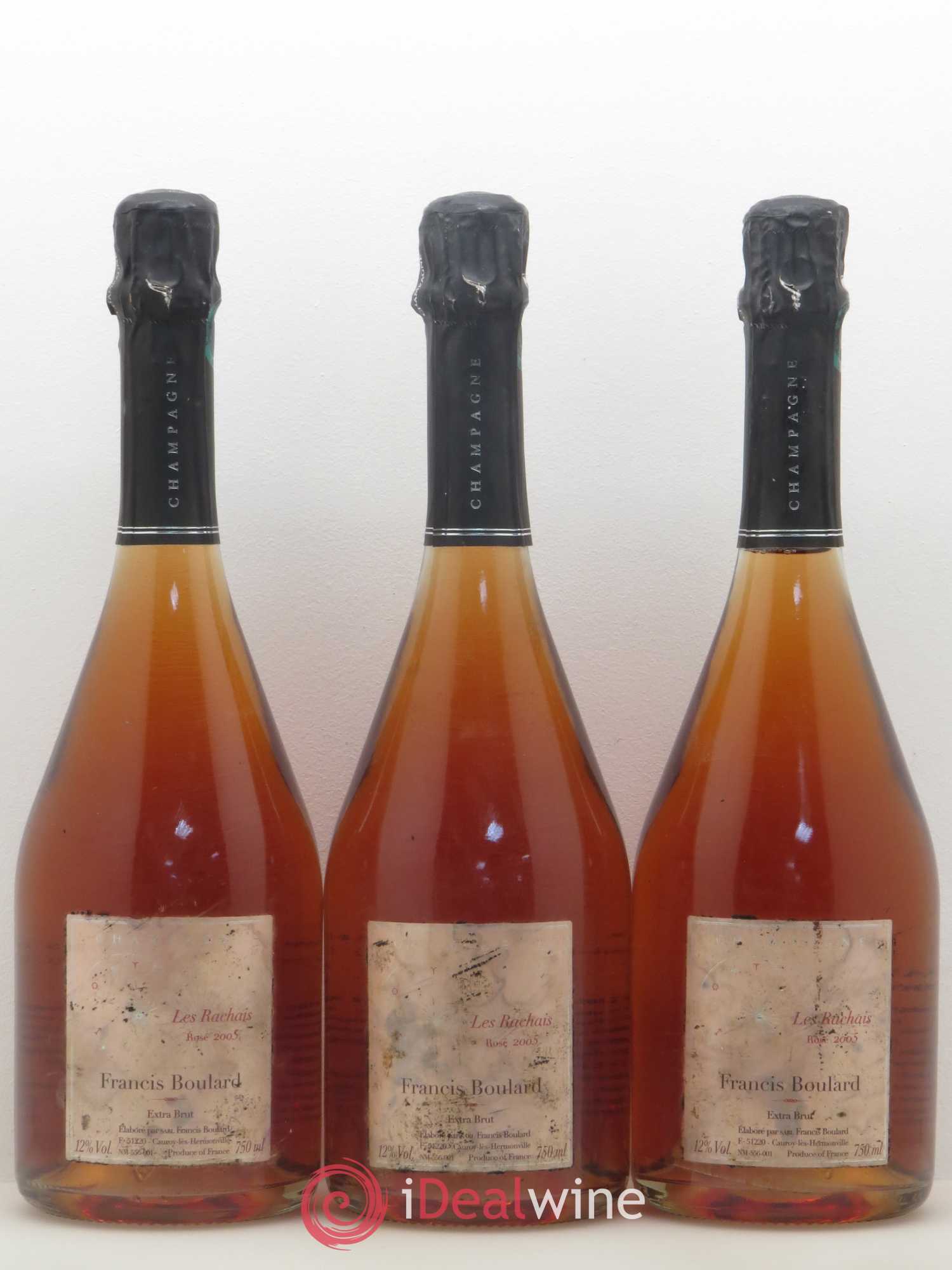 Les Rachais Extra-Brut Francis Boulard 2005 - Lot de 3 bouteilles - 0