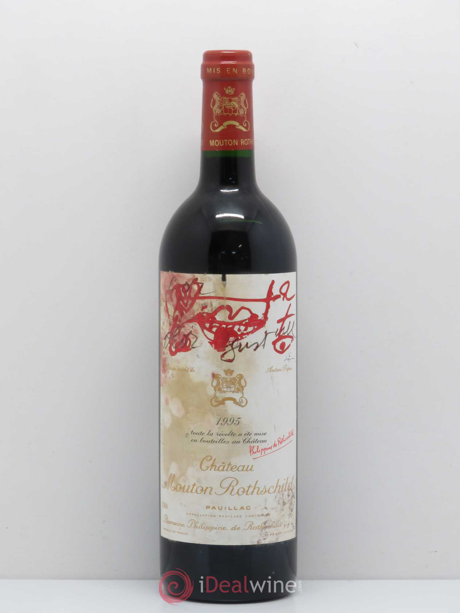 Château Mouton Rothschild 1er Grand Cru Classé 1995 - Lot de 1 bouteille - 0