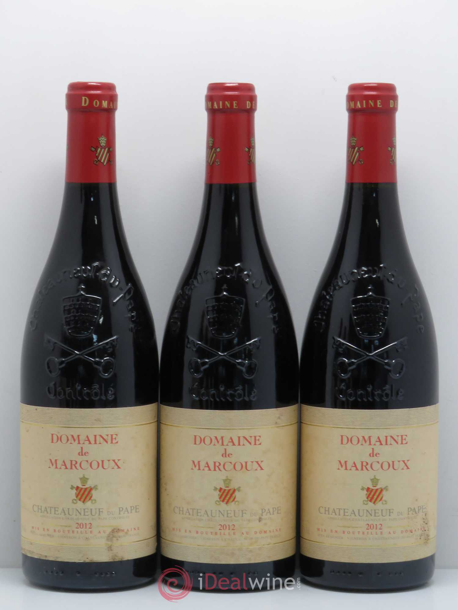 Châteauneuf-du-Pape Marcoux (Domaine de) 2012 - Lot de 6 bouteilles - 1