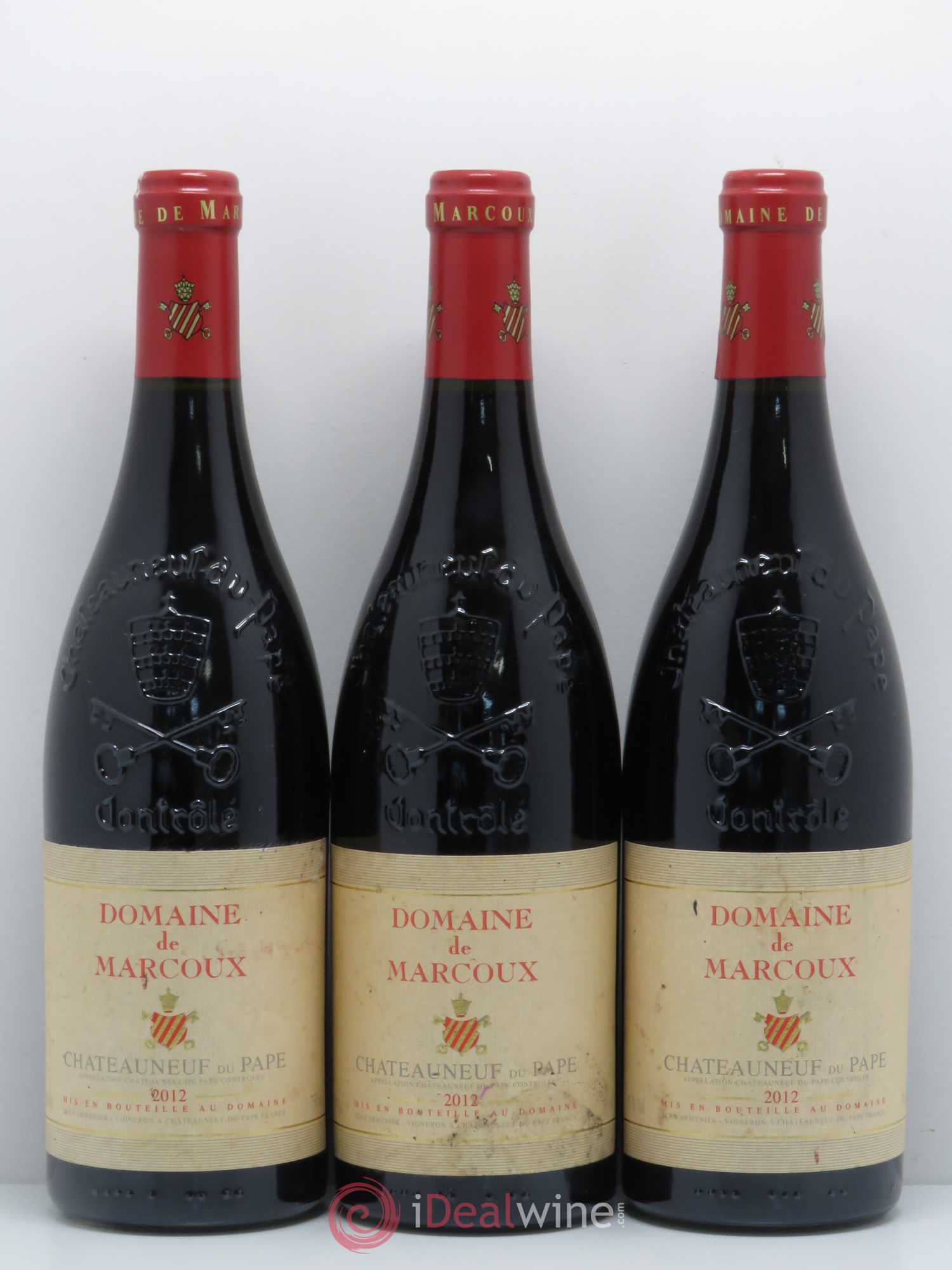 Châteauneuf-du-Pape Marcoux (Domaine de) 2012 - Lot de 6 bouteilles - 2