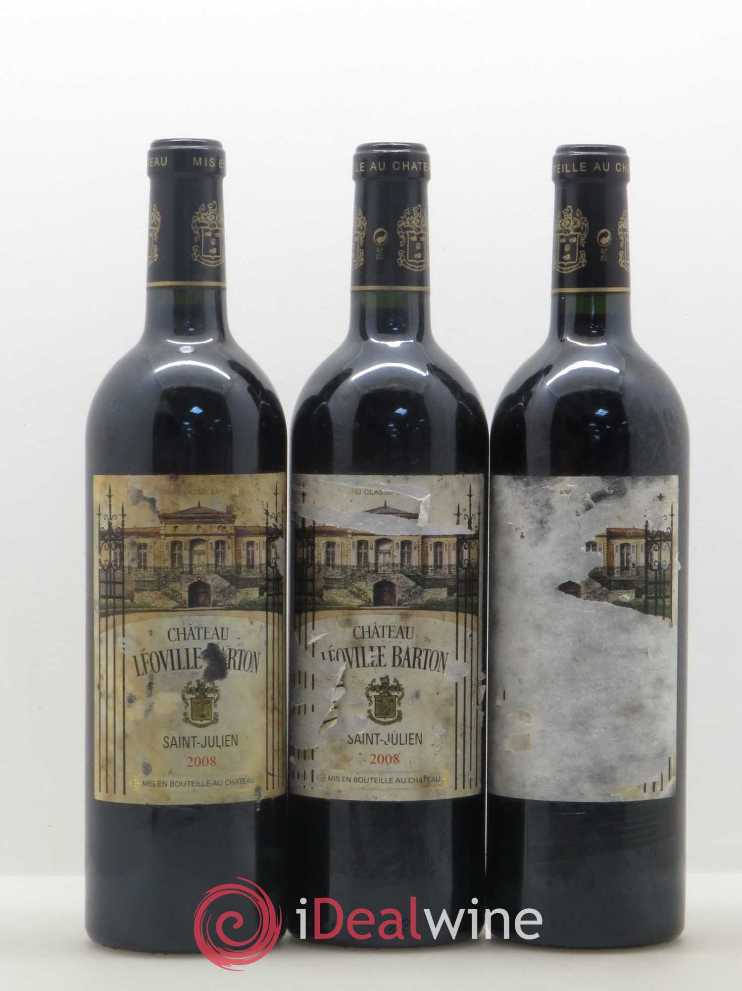 Château Léoville Barton 2ème Grand Cru Classé 2008 - Lot de 6 bouteilles - 1