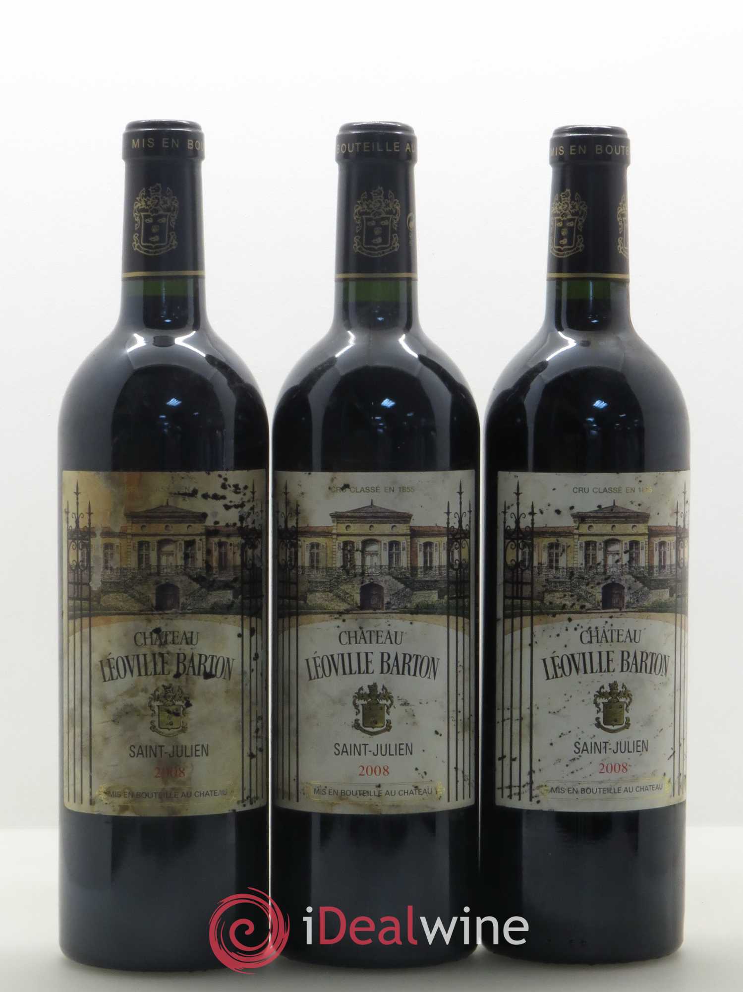 Château Léoville Barton 2ème Grand Cru Classé 2008 - Lot de 6 bouteilles - 2