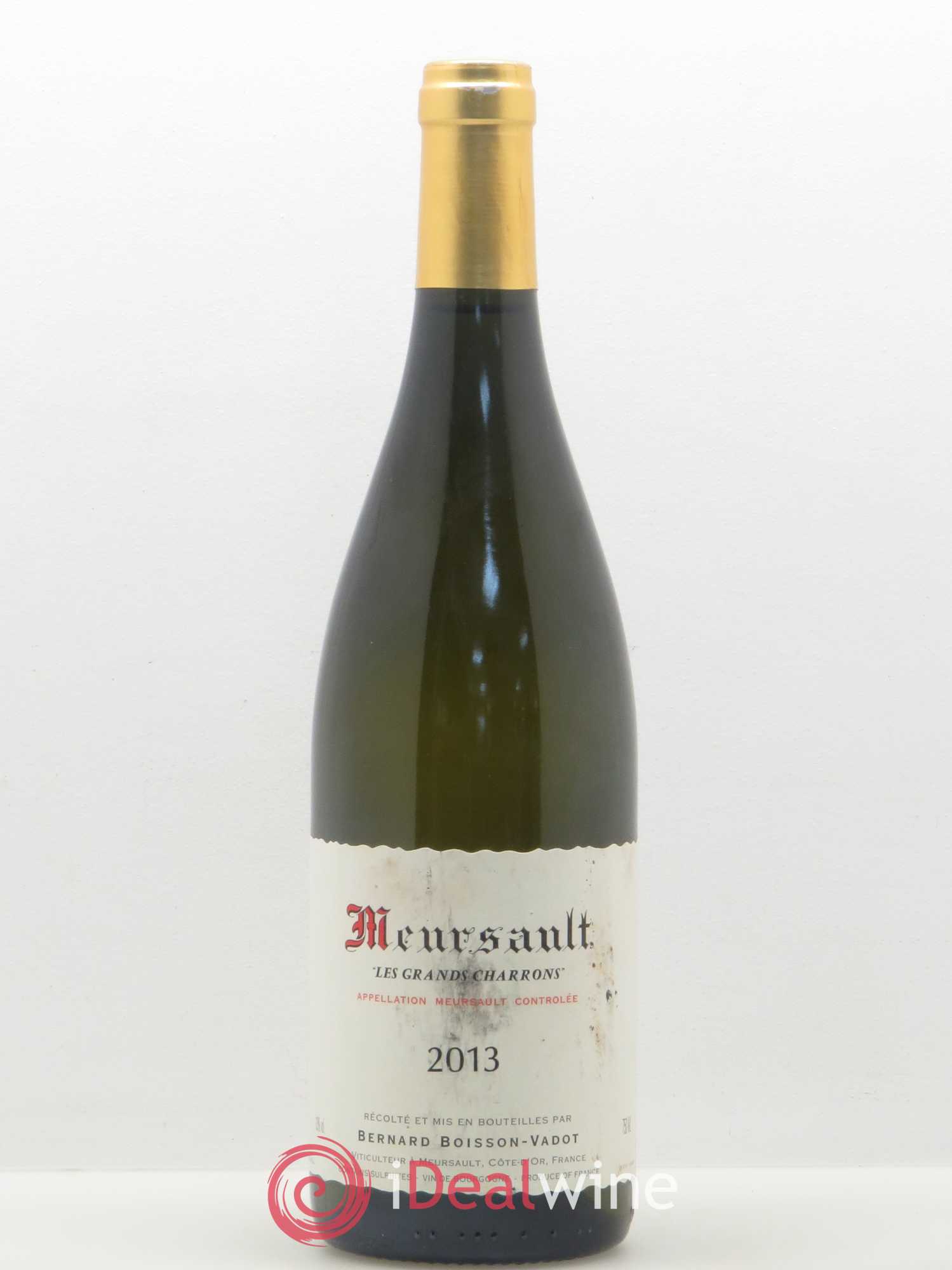 Meursault Les Grands Charrons Boisson-Vadot (Domaine) 2013 - Lot de 1 bouteille - 0