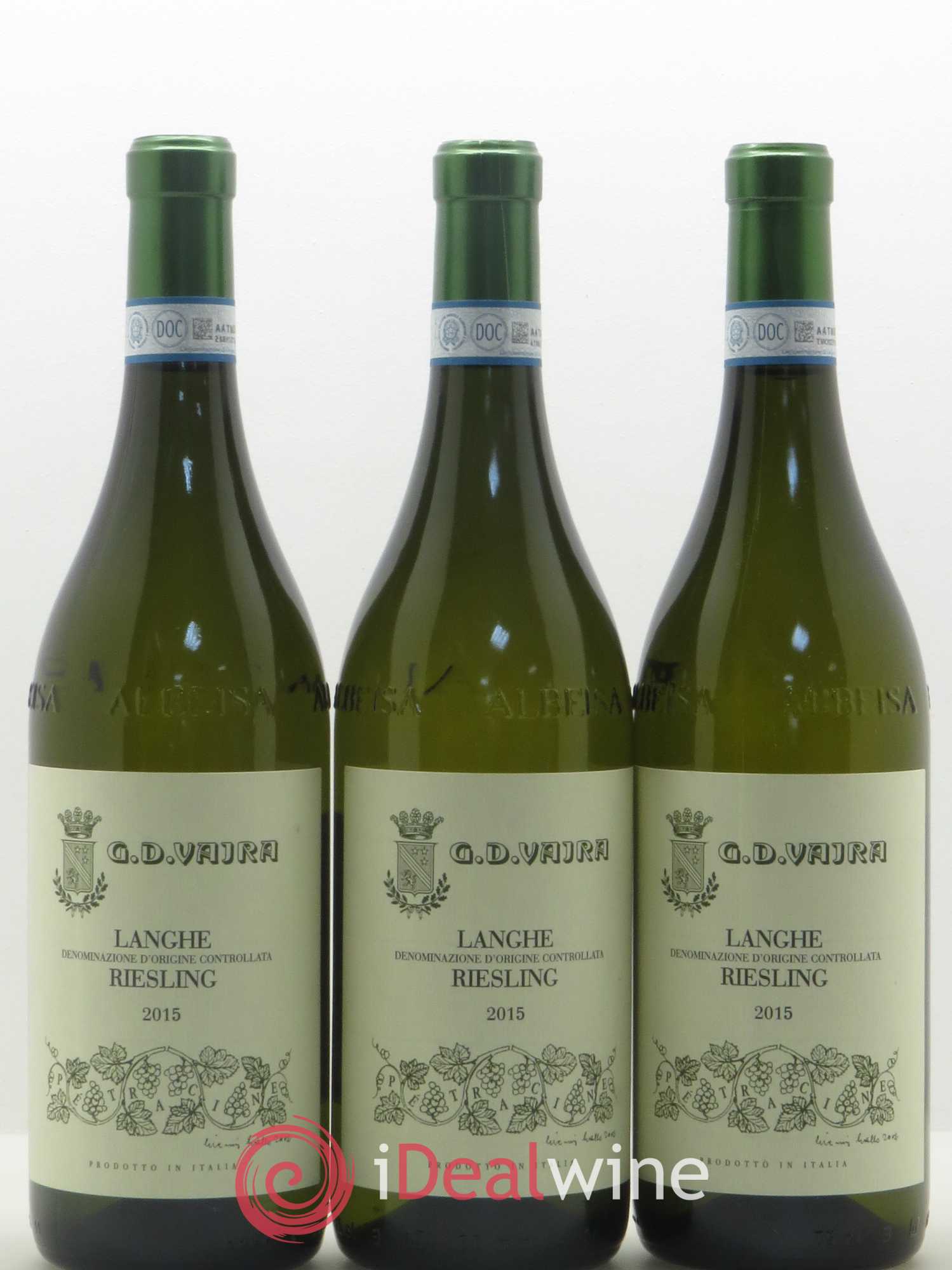 Riesling Aldo Vajra Langhe Riesling 2015 - Posten von 3 Flaschen - 0