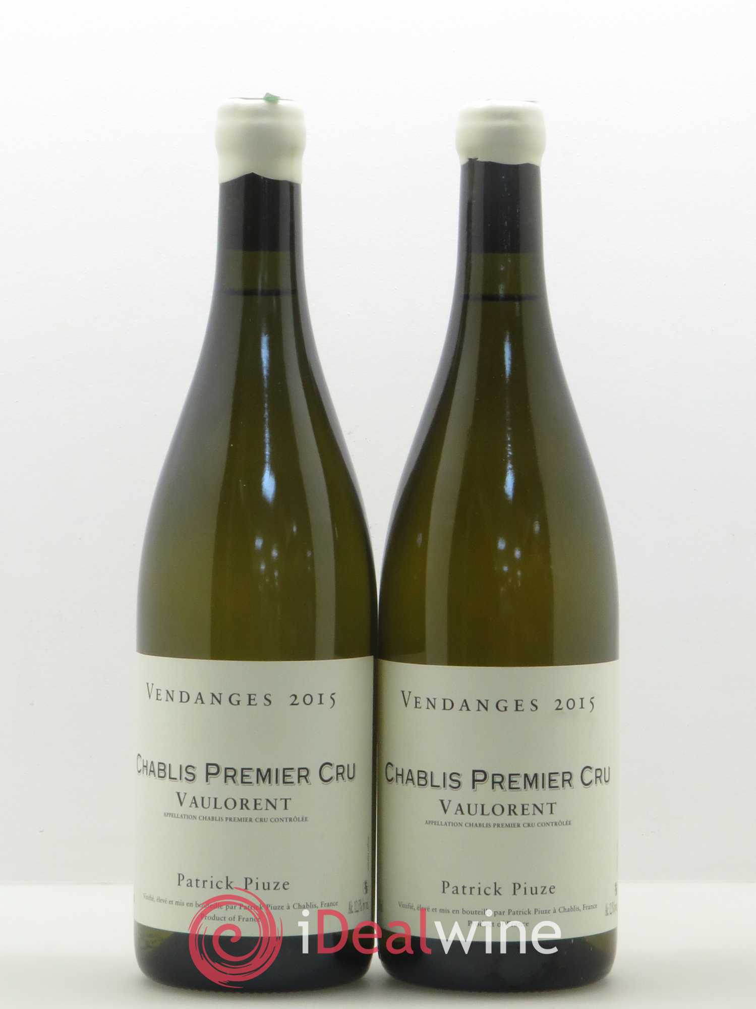 Chablis 1er Cru Vaulorent Patrick Piuze 2015 - Posten von 2 Flaschen - 0