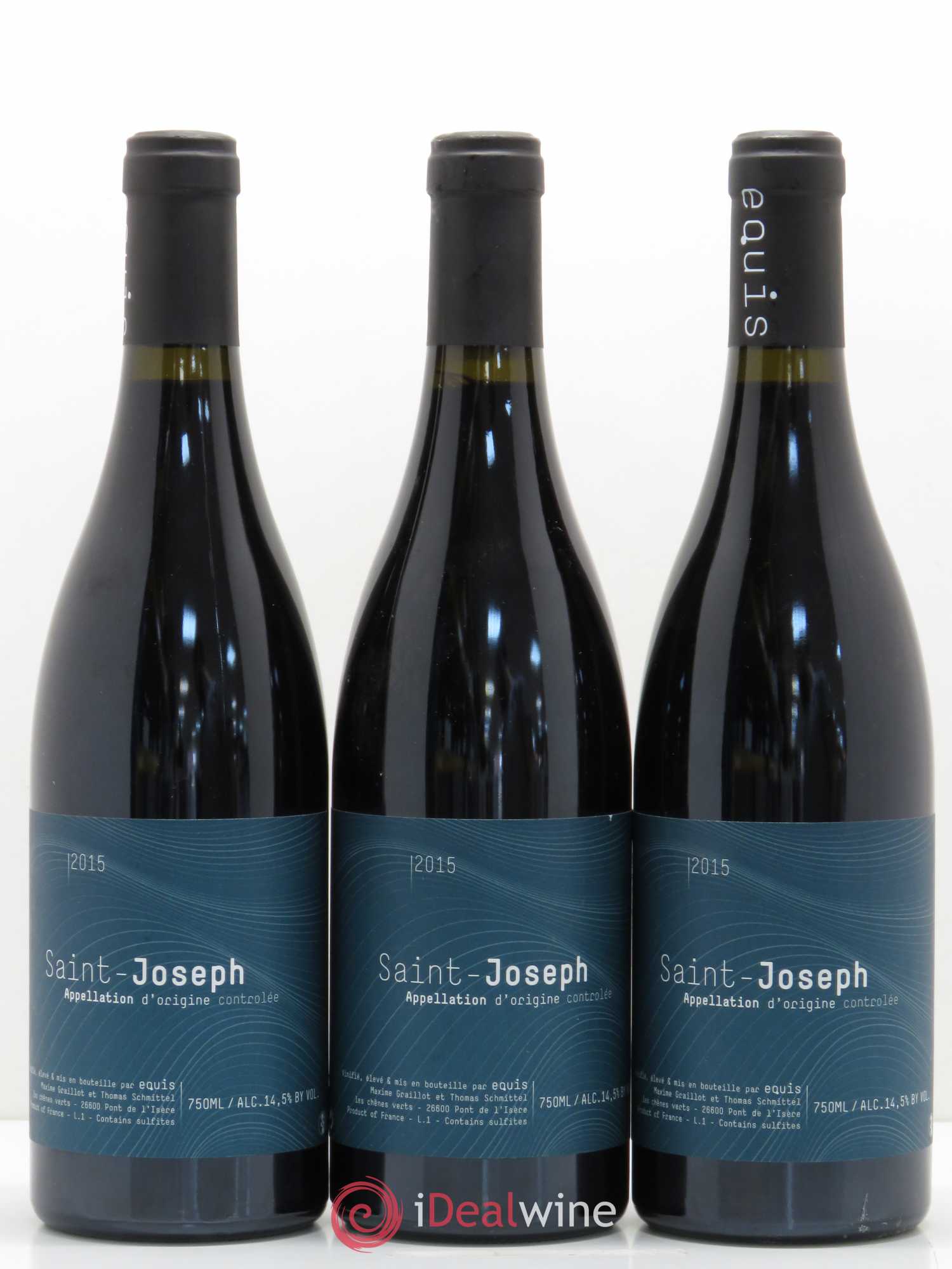 Saint-Joseph Domaine des Lises Maxime Graillot 2015 - Posten von 3 Flaschen - 0