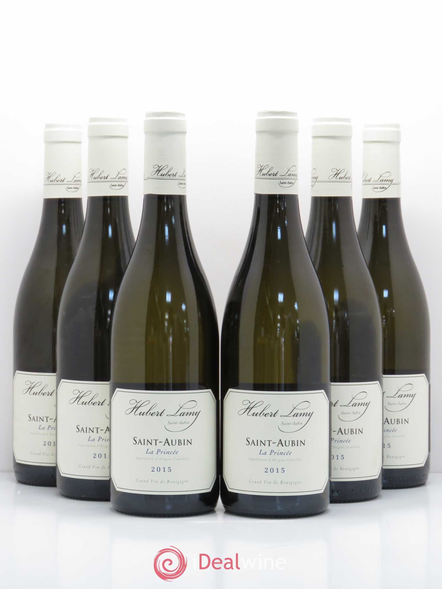 Saint-Aubin La Princée Hubert Lamy (sans prix de réserve) 2015 - Lot de 6 bouteilles - 0
