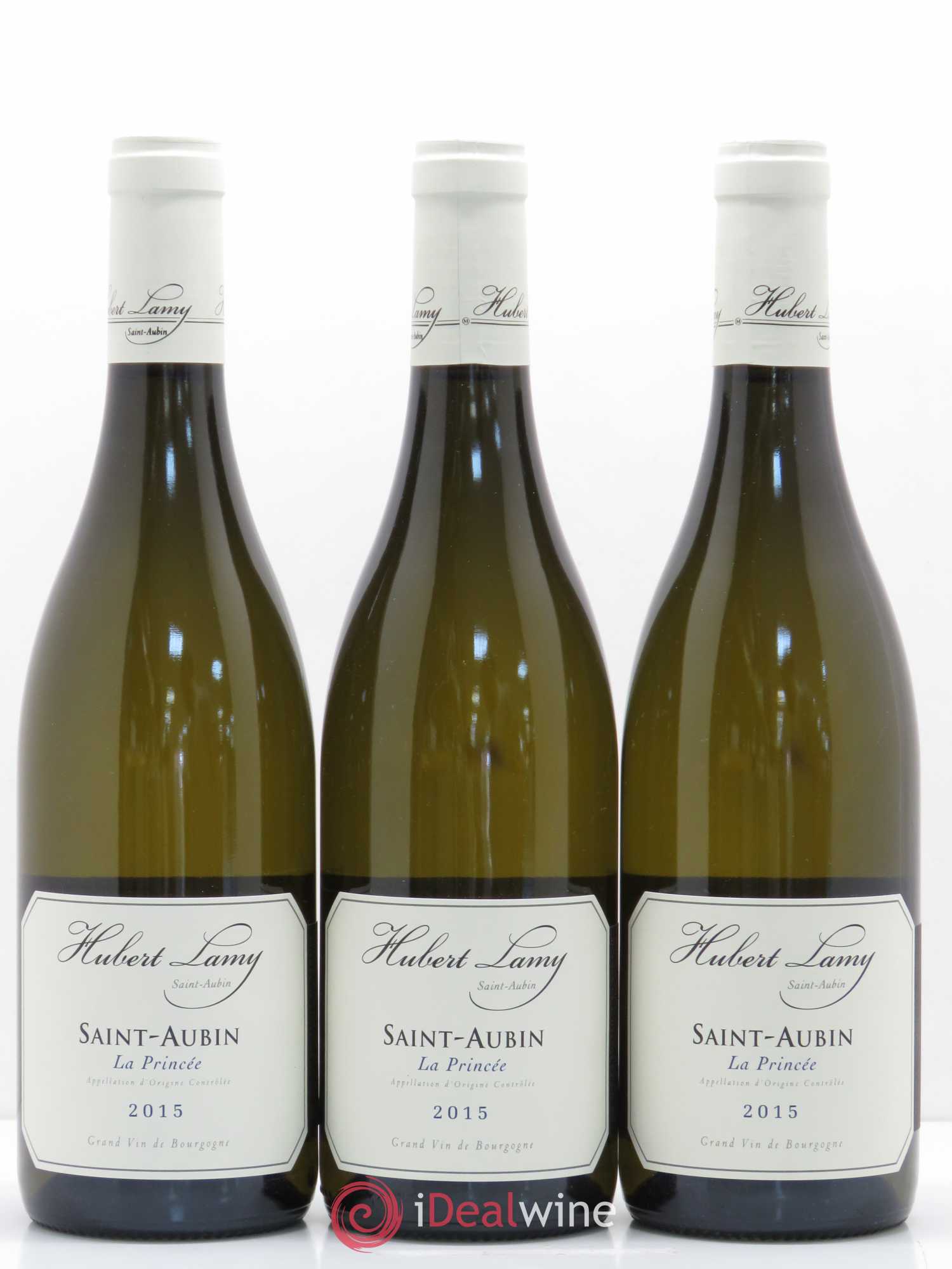 Saint-Aubin La Princée Hubert Lamy 2015 - Lot de 3 bouteilles - 0
