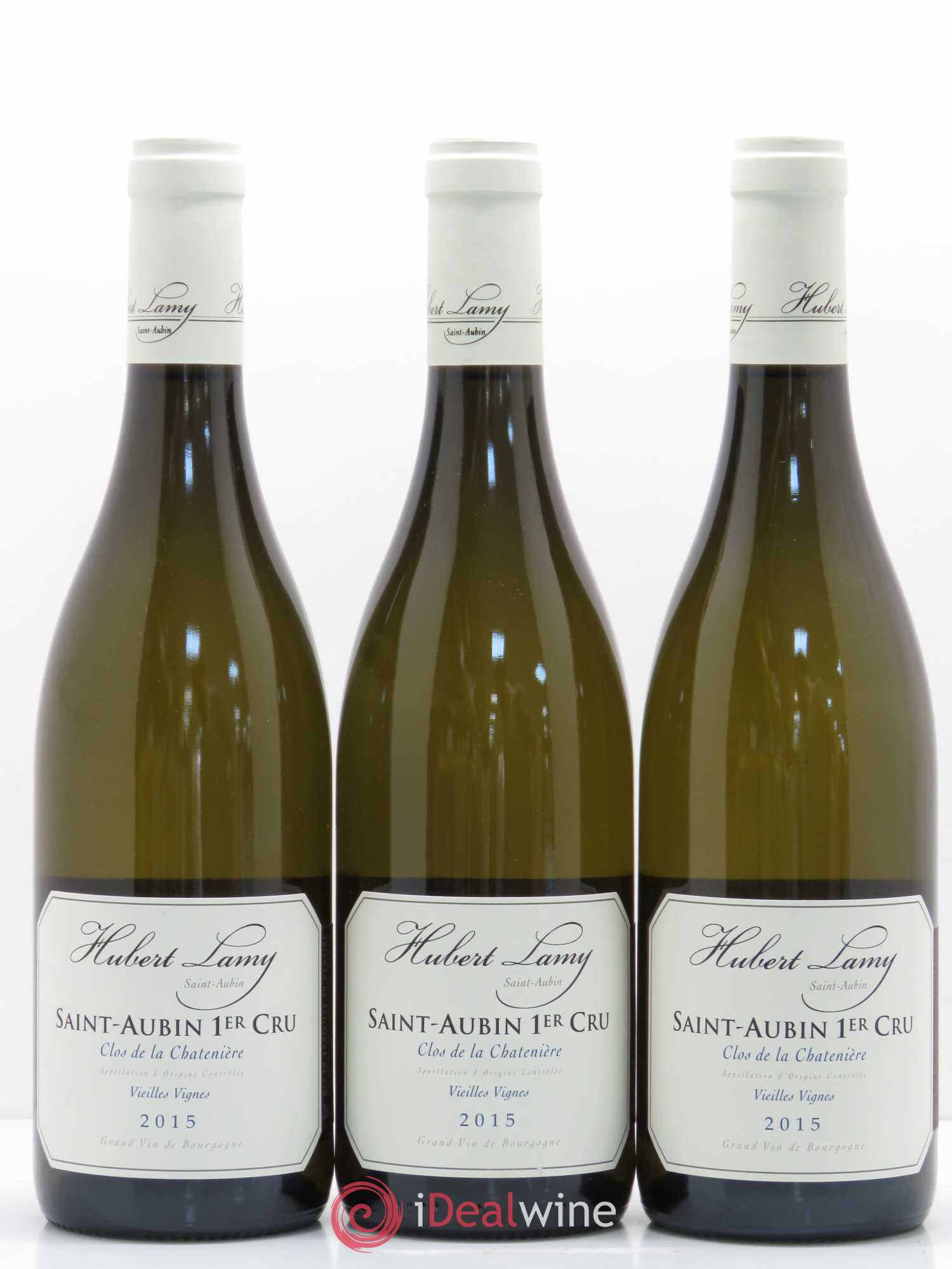 Saint-Aubin 1er Cru Clos de la Chatenière Vieilles Vignes Hubert Lamy Vieilles vignes 2015 - Lot de 3 bouteilles - 0