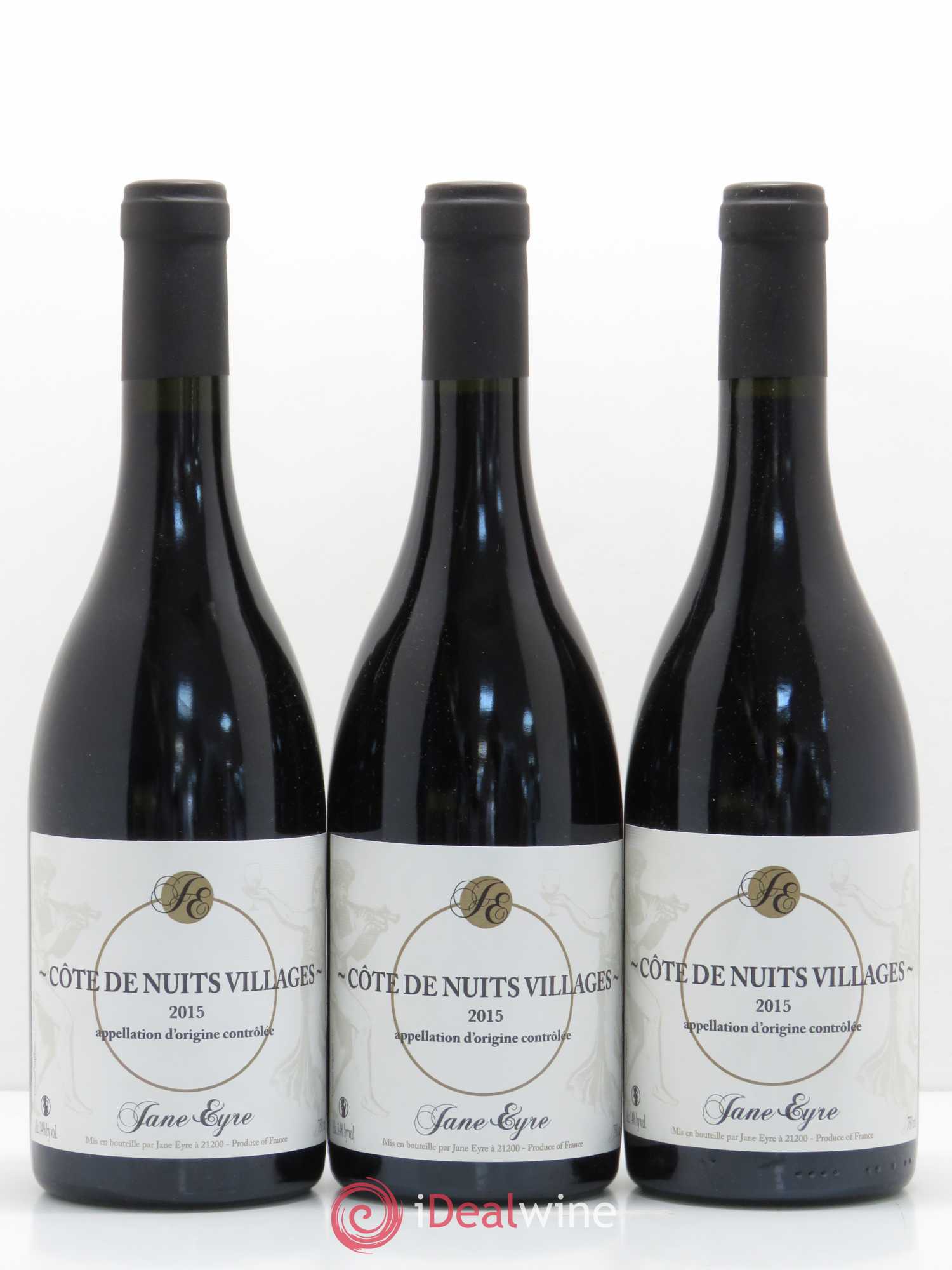 Côte de Nuits-Villages Domaine Jane Eyre (sans prix de réserve) 2015 - Posten von 3 Flaschen - 0