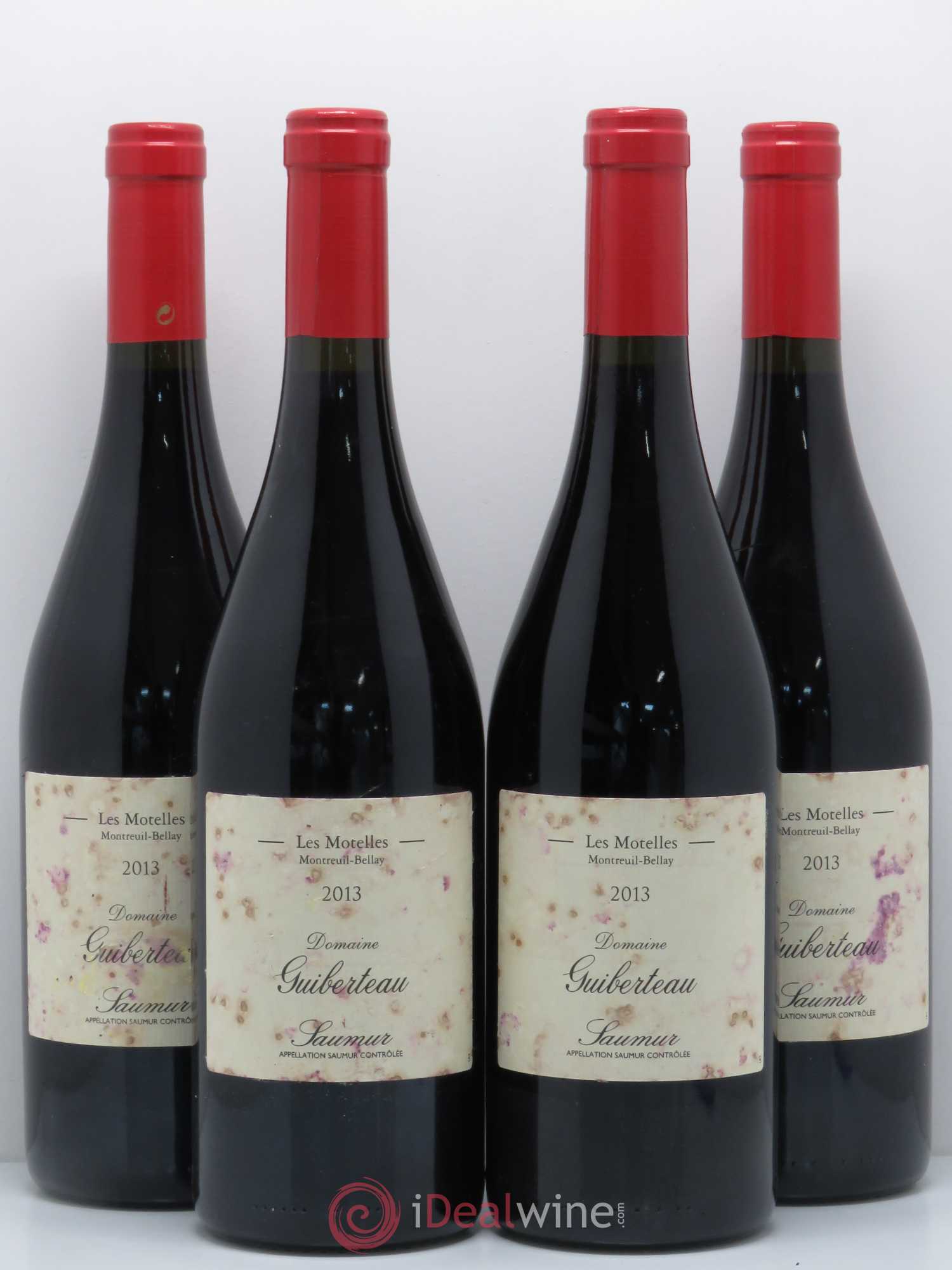 Saumur Les Motelles Domaine Guiberteau 2013 - Lot de 4 bouteilles - 0