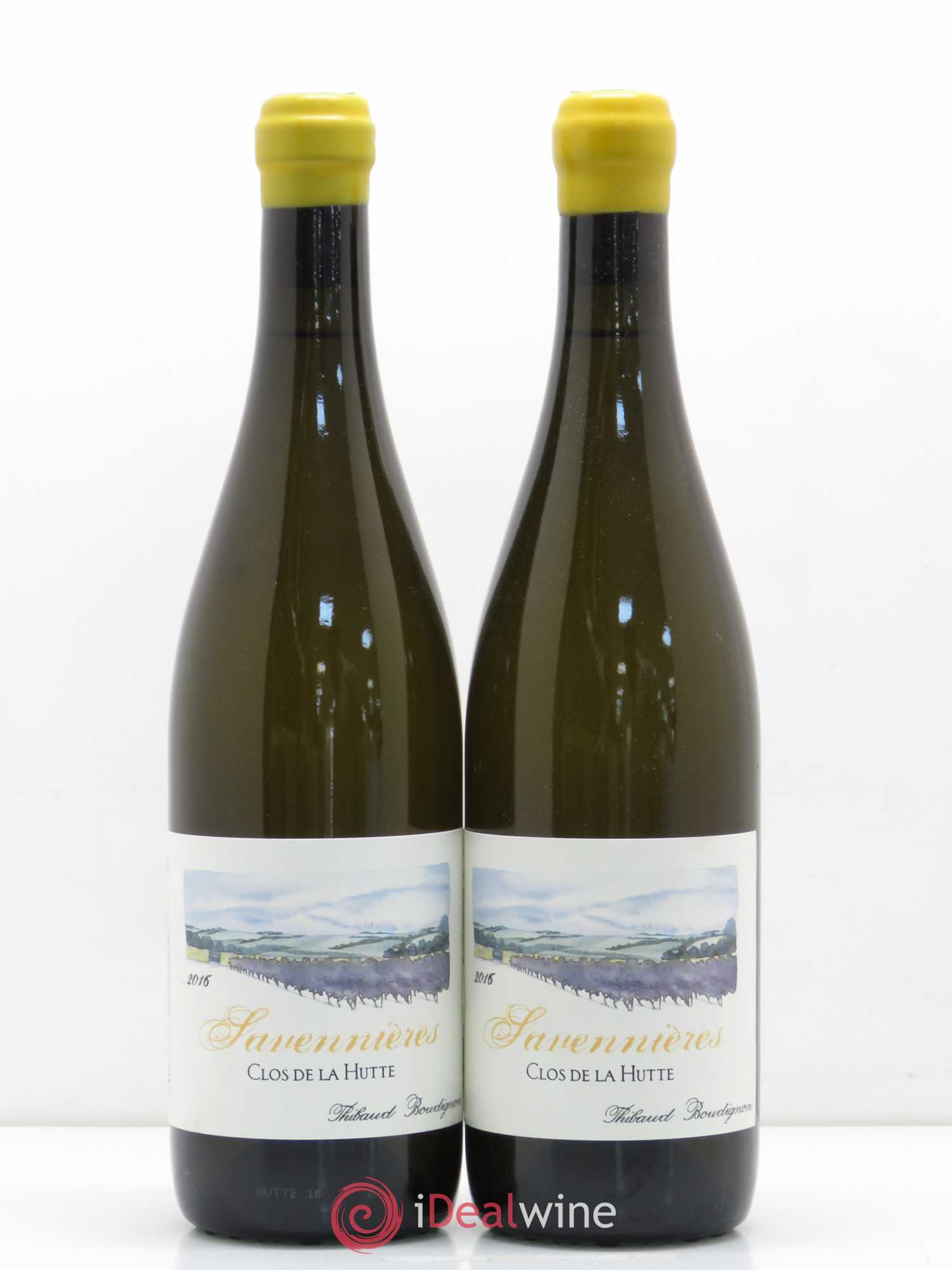 Savennières Clos De Hutte Thibaud Boudignon 2016 - Posten von 2 Flaschen - 0