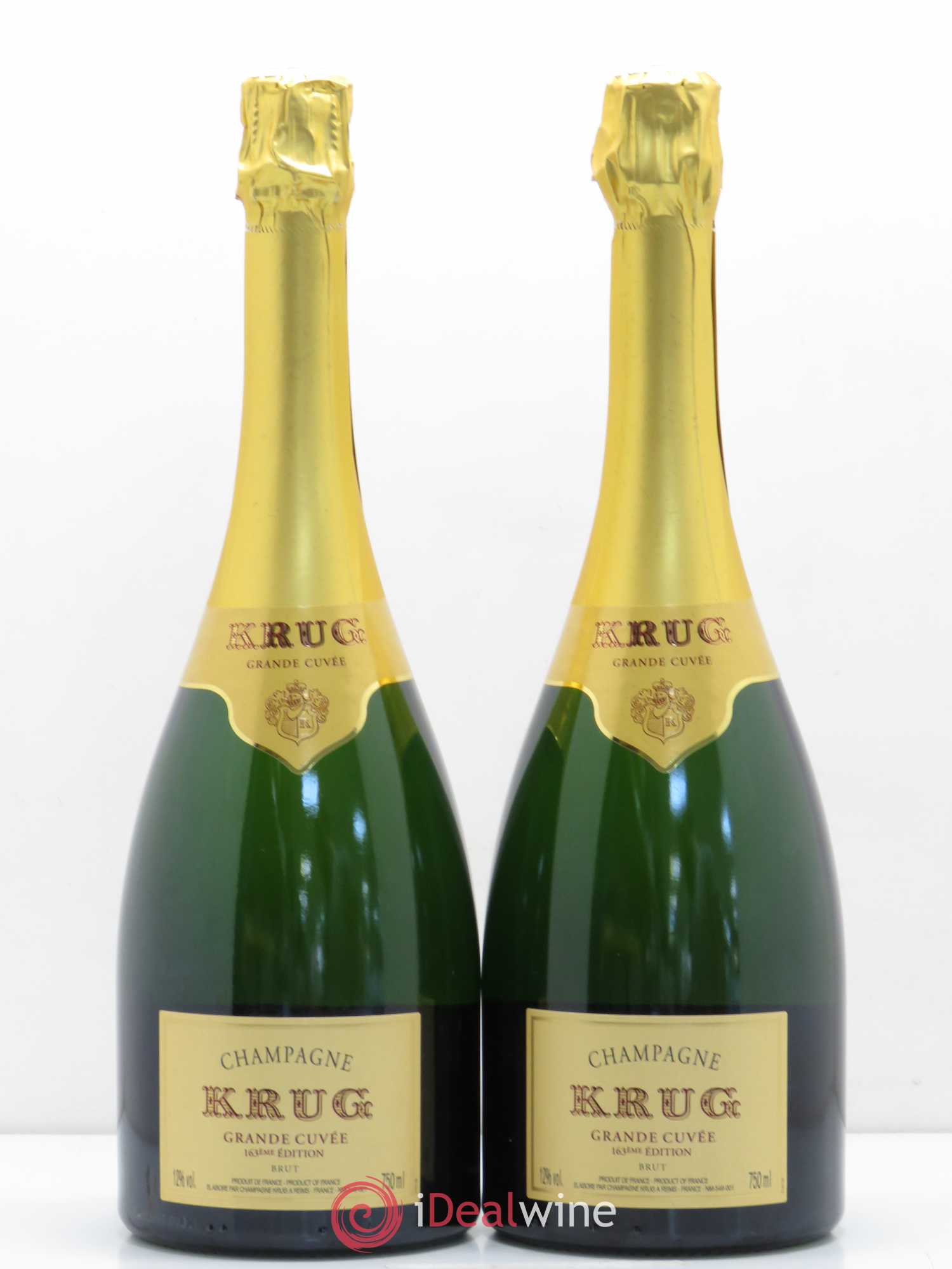 Grande Cuvée Brut Krug Edition 163 - Lot de 2 bouteilles - 0