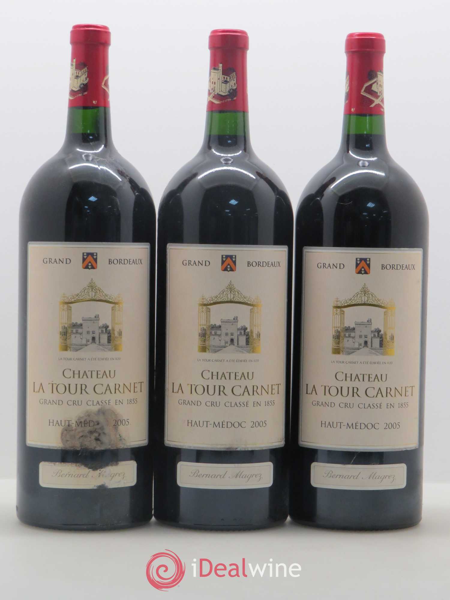 Château la Tour Carnet 4ème Grand Cru Classé 2005 - Lot de 6 magnums - 2