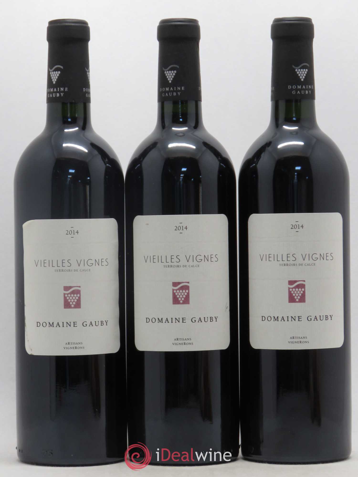Côtes du Roussillon Villages Vieilles vignes Gauby (Domaine) 2014 - Lot de 3 bouteilles - 0