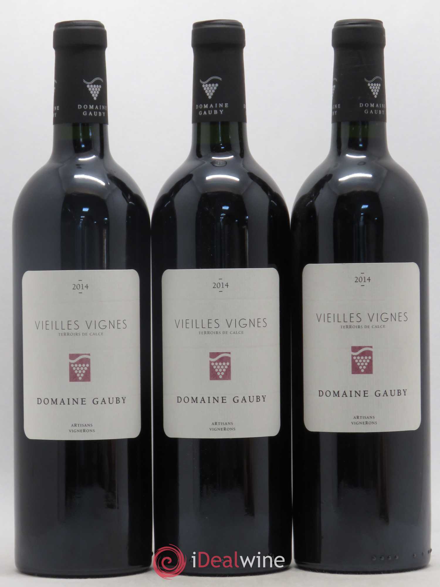 Côtes du Roussillon Villages Vieilles vignes Gauby (Domaine) 2014 - Lot de 3 bouteilles - 0