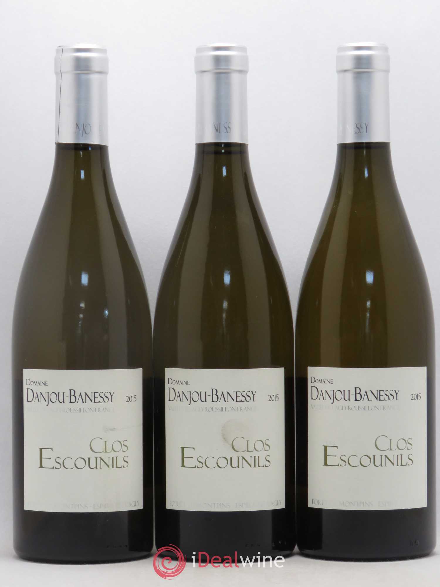 Côtes du Roussillon Clos des Escounils Domaine Danjou-Banessy 2015 - Posten von 3 Flaschen - 0