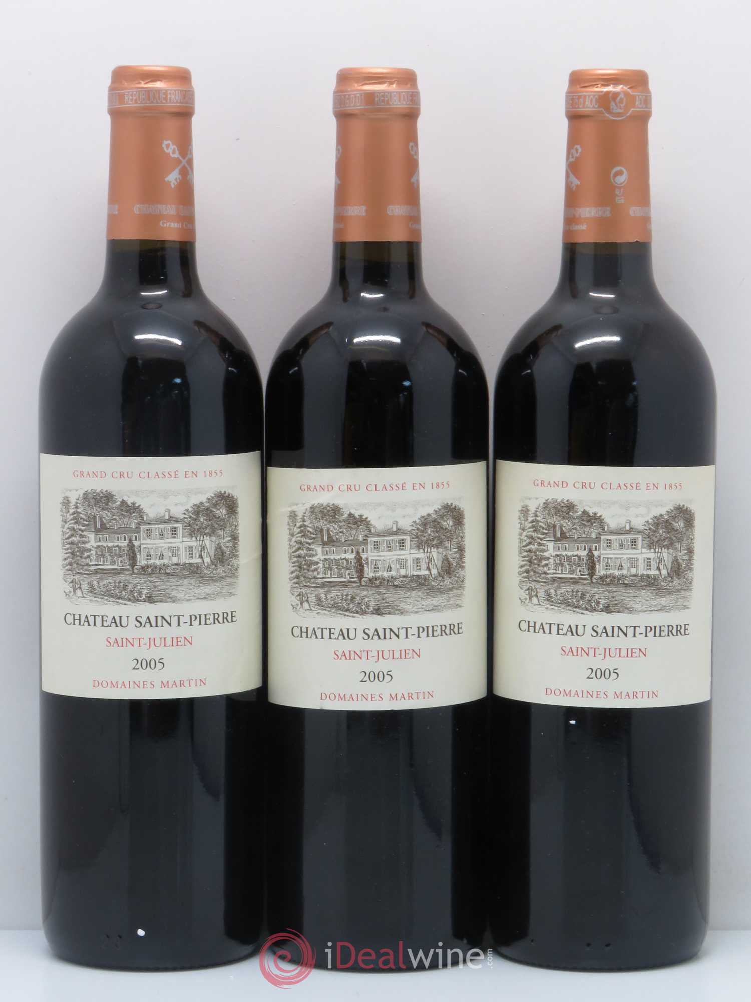 Château Saint-Pierre 4ème Grand Cru Classé 2005 - Lot de 6 bouteilles - 2