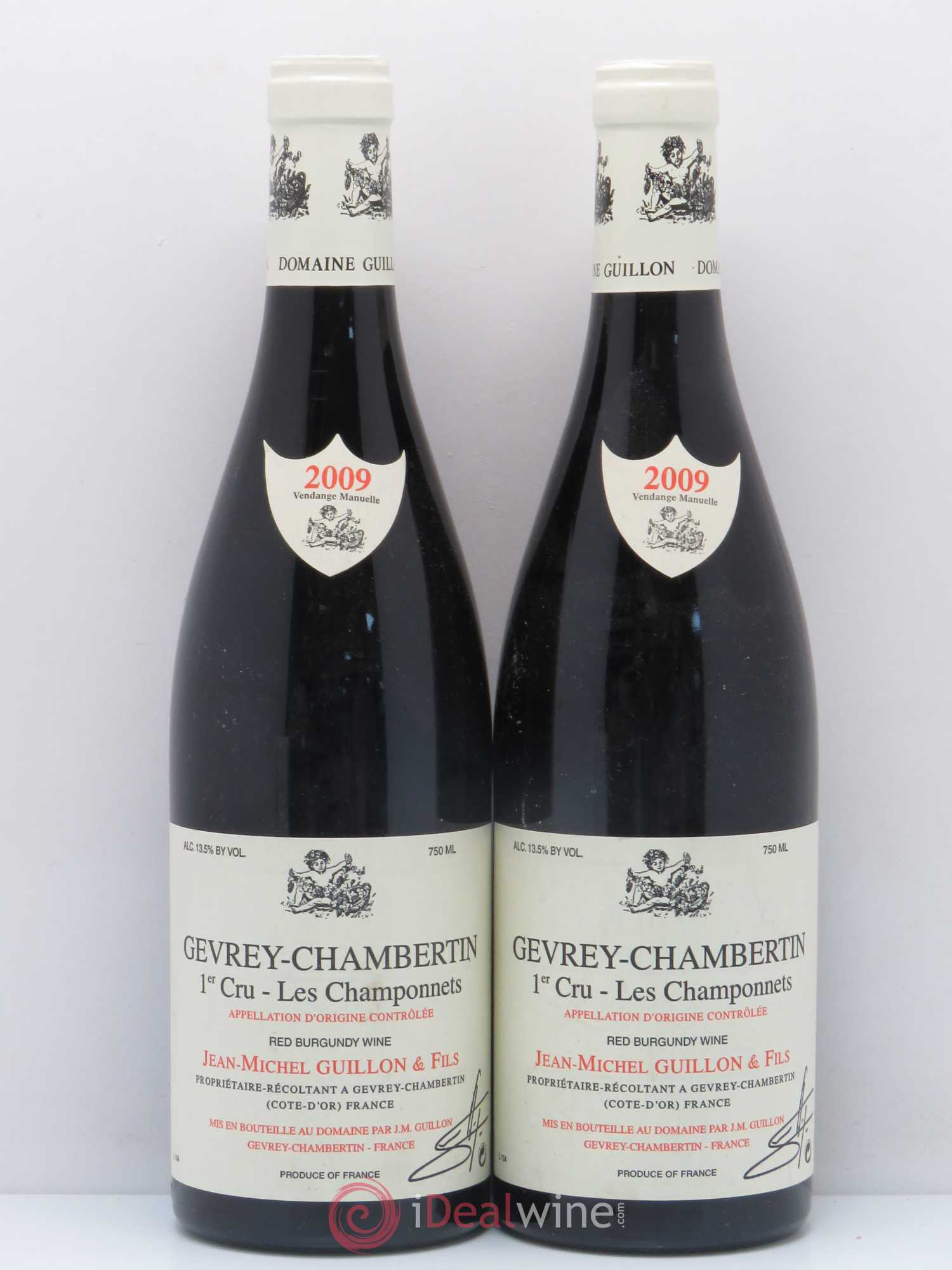 Gevrey-Chambertin 1er Cru Les Champonnets Jm. Guillon 2009 - Posten von 2 Flaschen - 0
