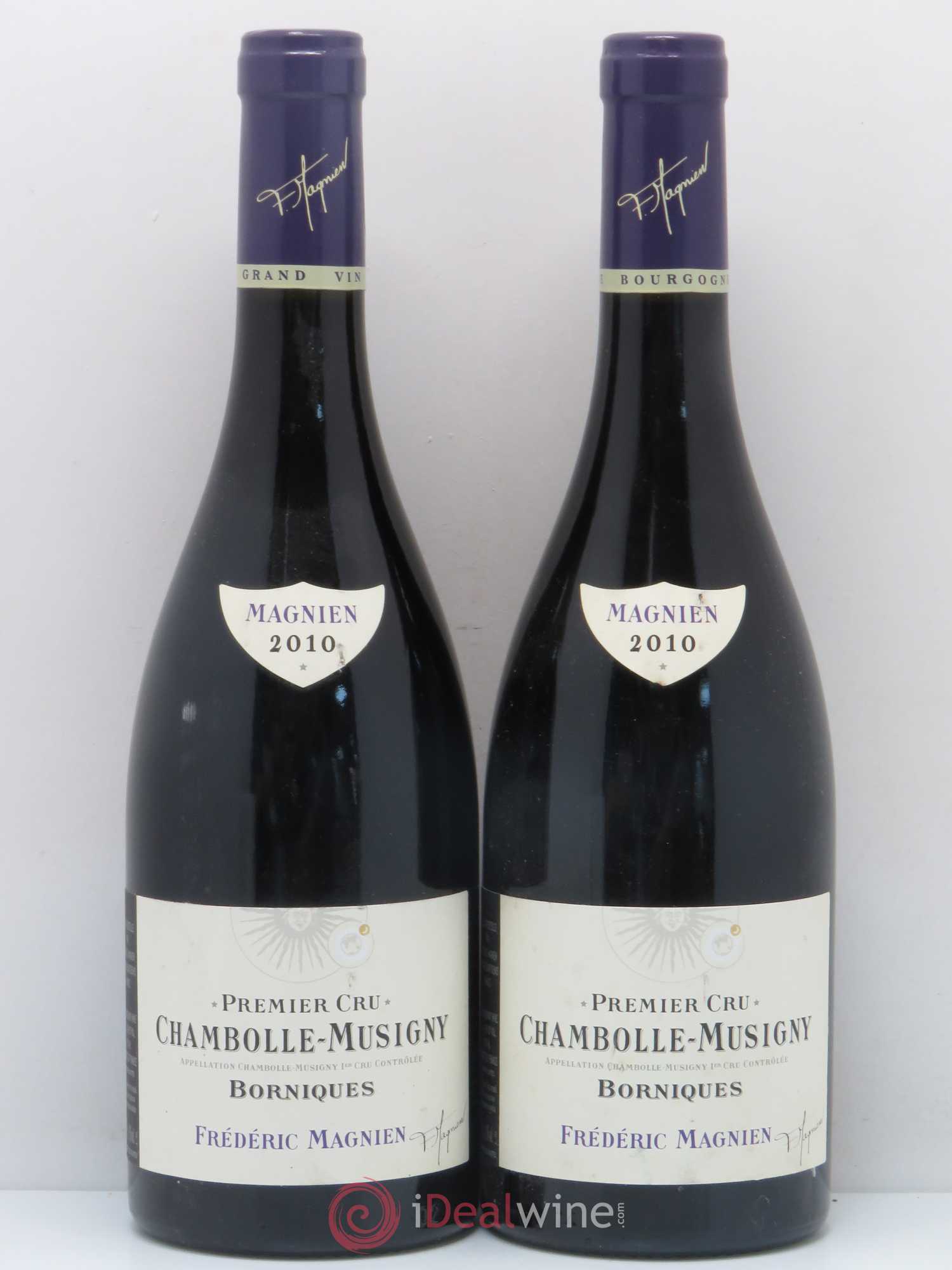 Chambolle-Musigny 1er Cru Les Borniques Magnien 2010 - Posten von 2 Flaschen - 0