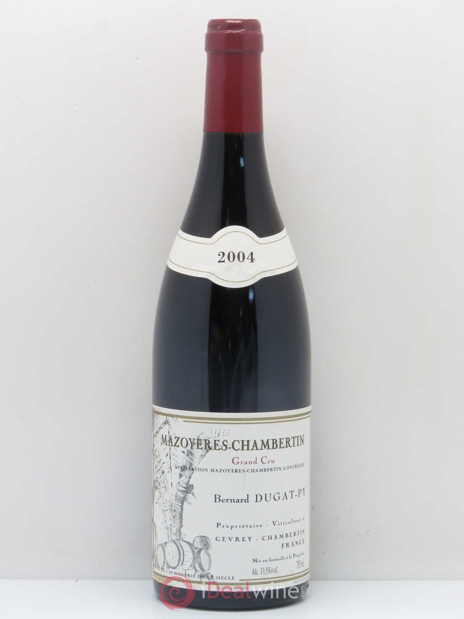 Mazoyères-Chambertin Grand Cru Dugat-Py 2004 - Lot de 1 bouteille - 0